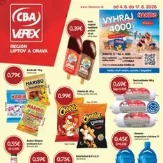 CBA Verex leták - náhľad letáku platný od 04.06.2026