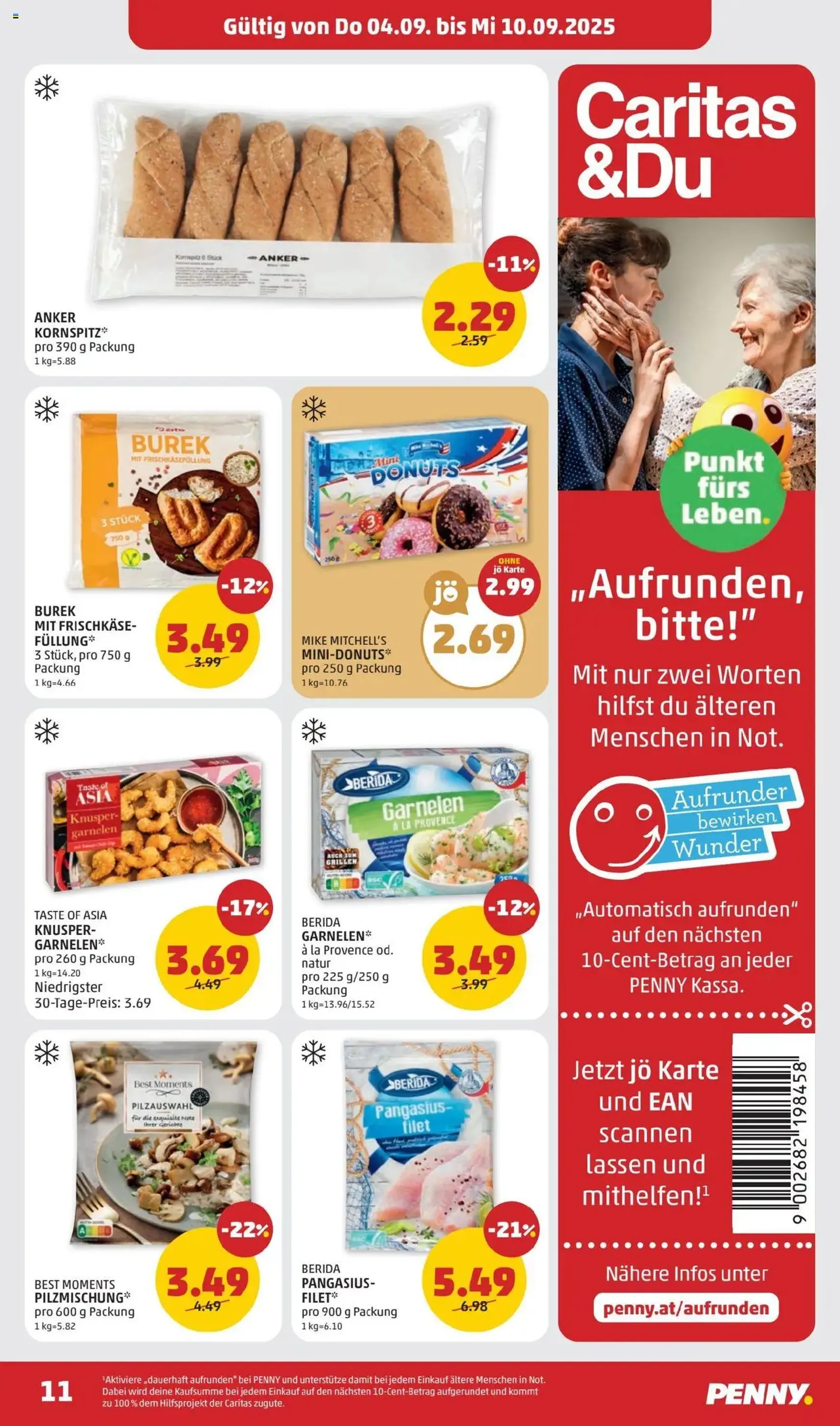 Penny Markt Flugblatt - Gültiger Prospekt ab 04.09.2025, Seite 11 von insgesamt 28 Penny Markt Flugblatt - Gültiger Prospekt ab 04.09.2025, Seite 11 von insgesamt 28