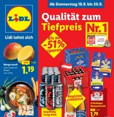 Lidl Flugblatt - Prospekt Vorschau gültig ab 18.09.2025