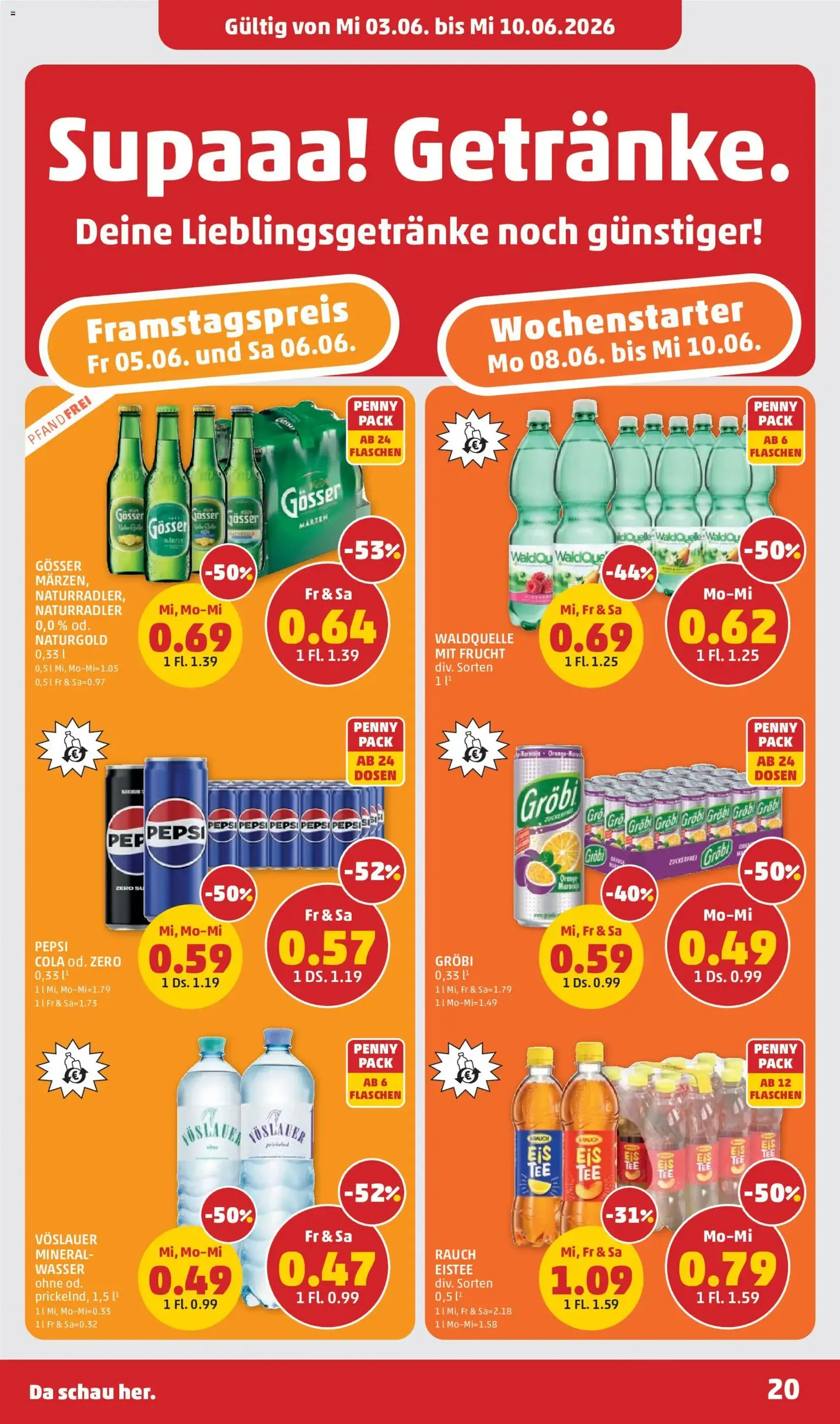 Penny Markt - Flugblatt - Gültiger Prospekt ab 03.06.2026, Seite 20 von insgesamt 32