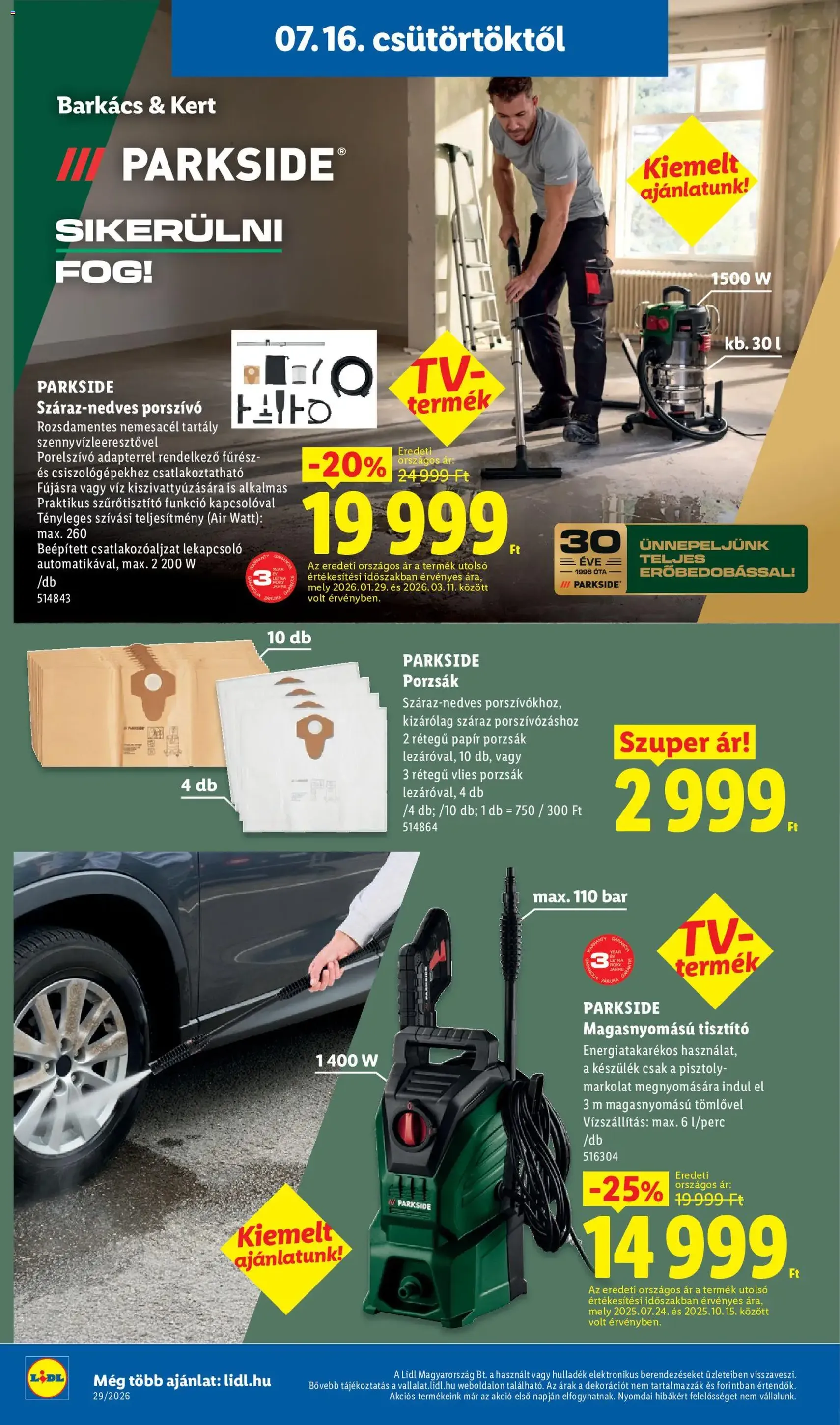 Lidl akciós újság - 2026.07.16. érvényes szórólap 38 oldal 88 oldalból