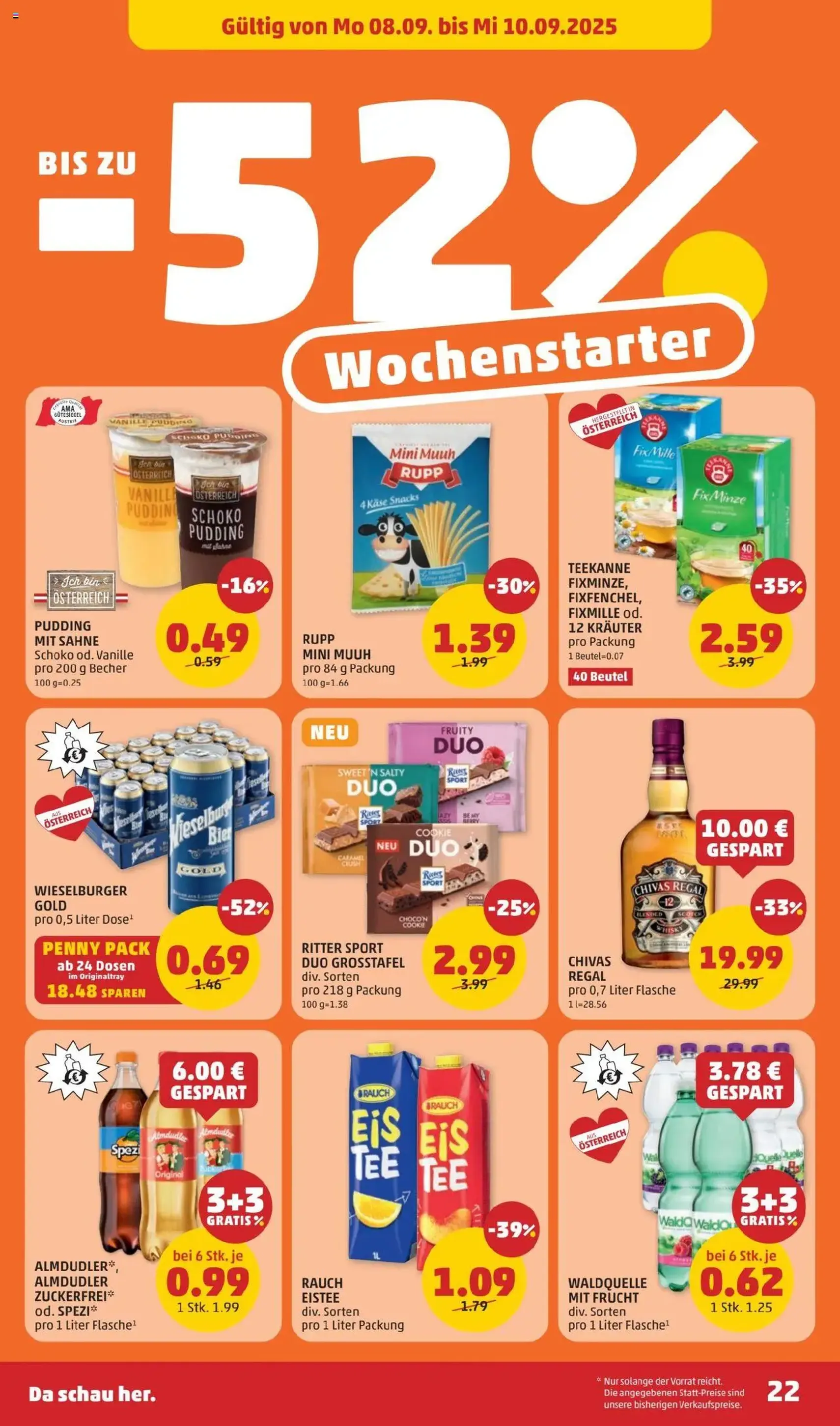 Penny Markt Flugblatt - Gültiger Prospekt ab 04.09.2025, Seite 22 von insgesamt 28 Penny Markt Flugblatt - Gültiger Prospekt ab 04.09.2025, Seite 22 von insgesamt 28