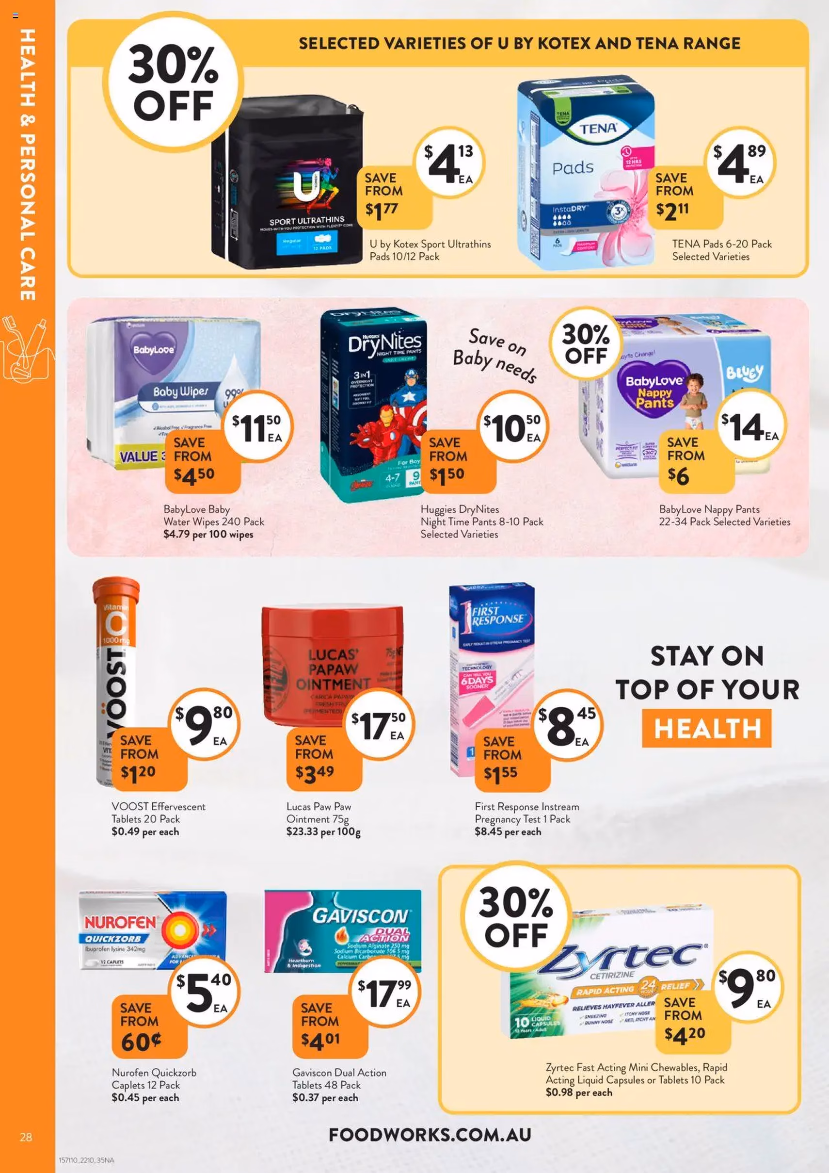 Foodworks Catalogue NSW - valid flyer from 22/10/2025, page 28 of 33 Foodworks Catalogue NSW - valid flyer from 22/10/2025, page 28 of 33