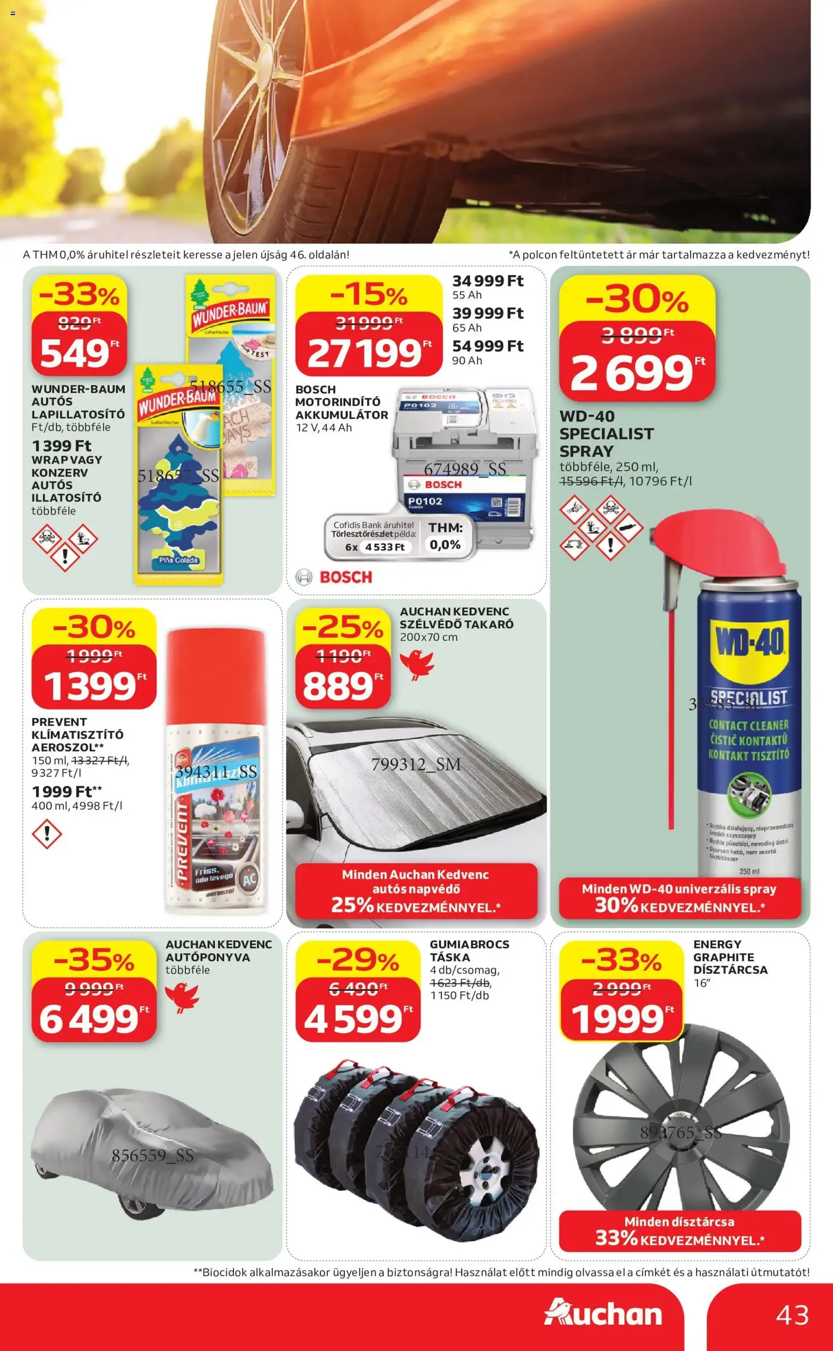 Auchan akciós újság - 2026.08.06. érvényes szórólap 43 oldal 48 oldalból