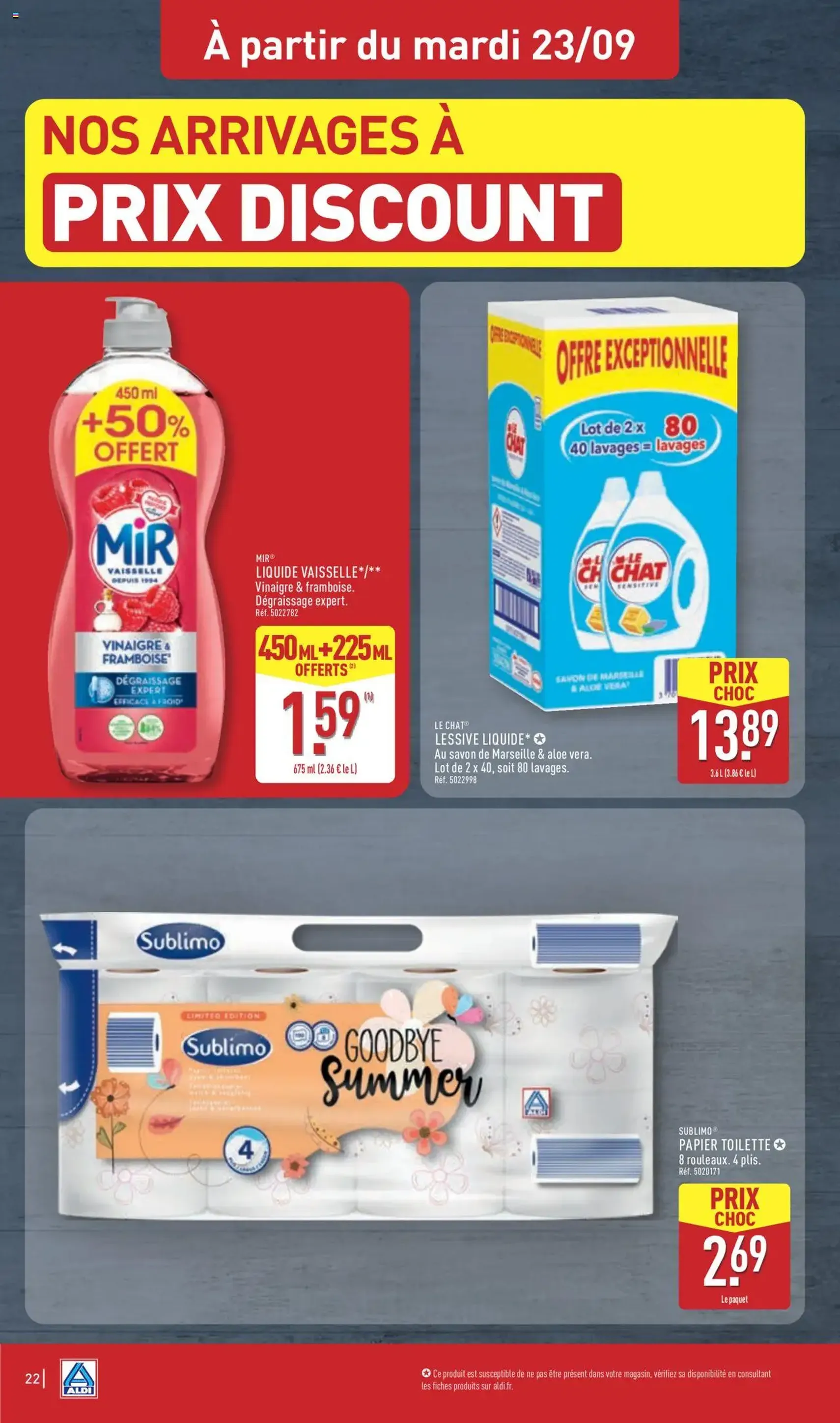 Aldi catalogue semaine 39 - brochure valable à partir du 23/09/2025, page 24 sur 57 Aldi catalogue semaine 39 - brochure valable à partir du 23/09/2025, page 24 sur 57
