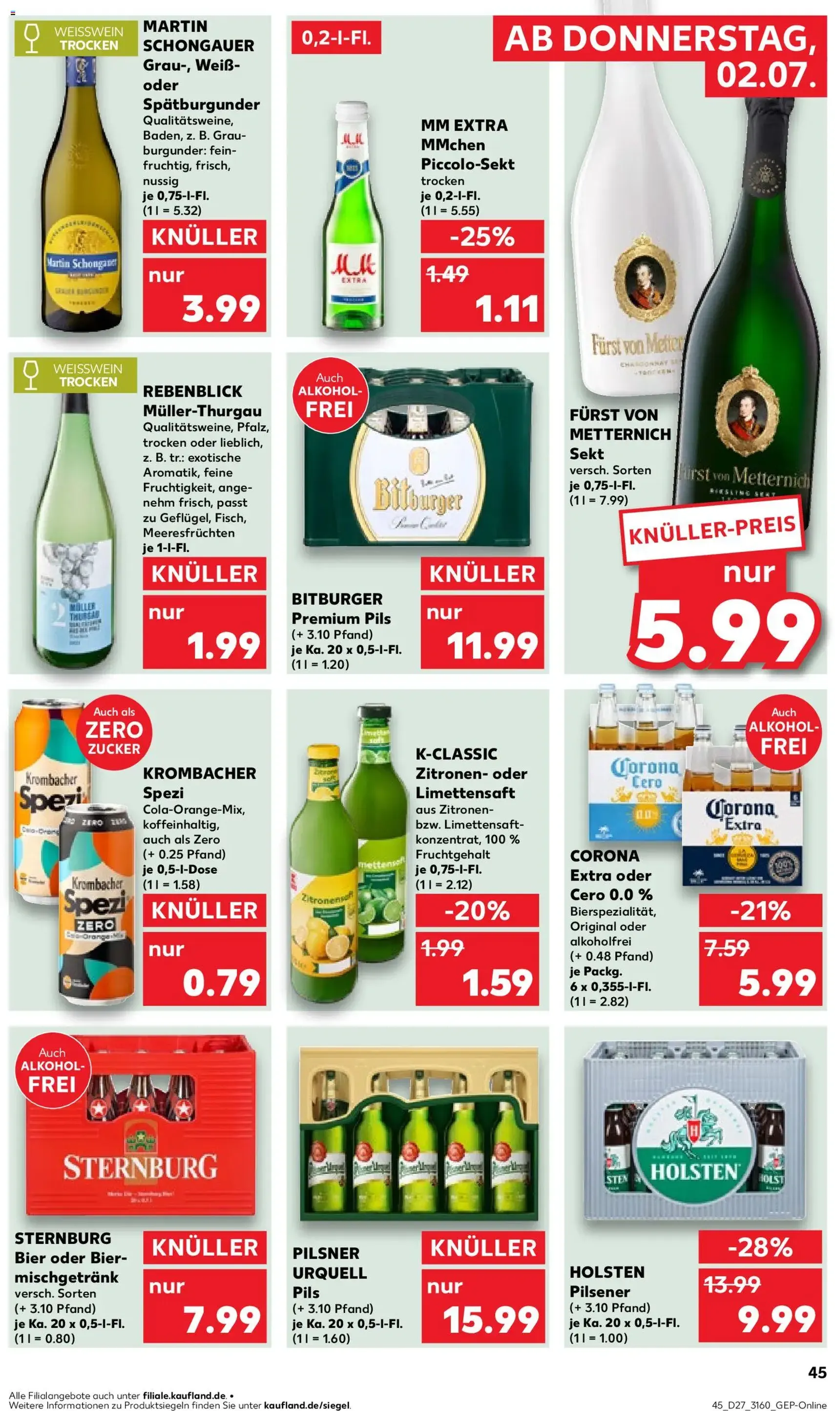 Kaufland Prospekt - Gültiger Prospekt ab 02.07.2026, Seite 45 von insgesamt 64