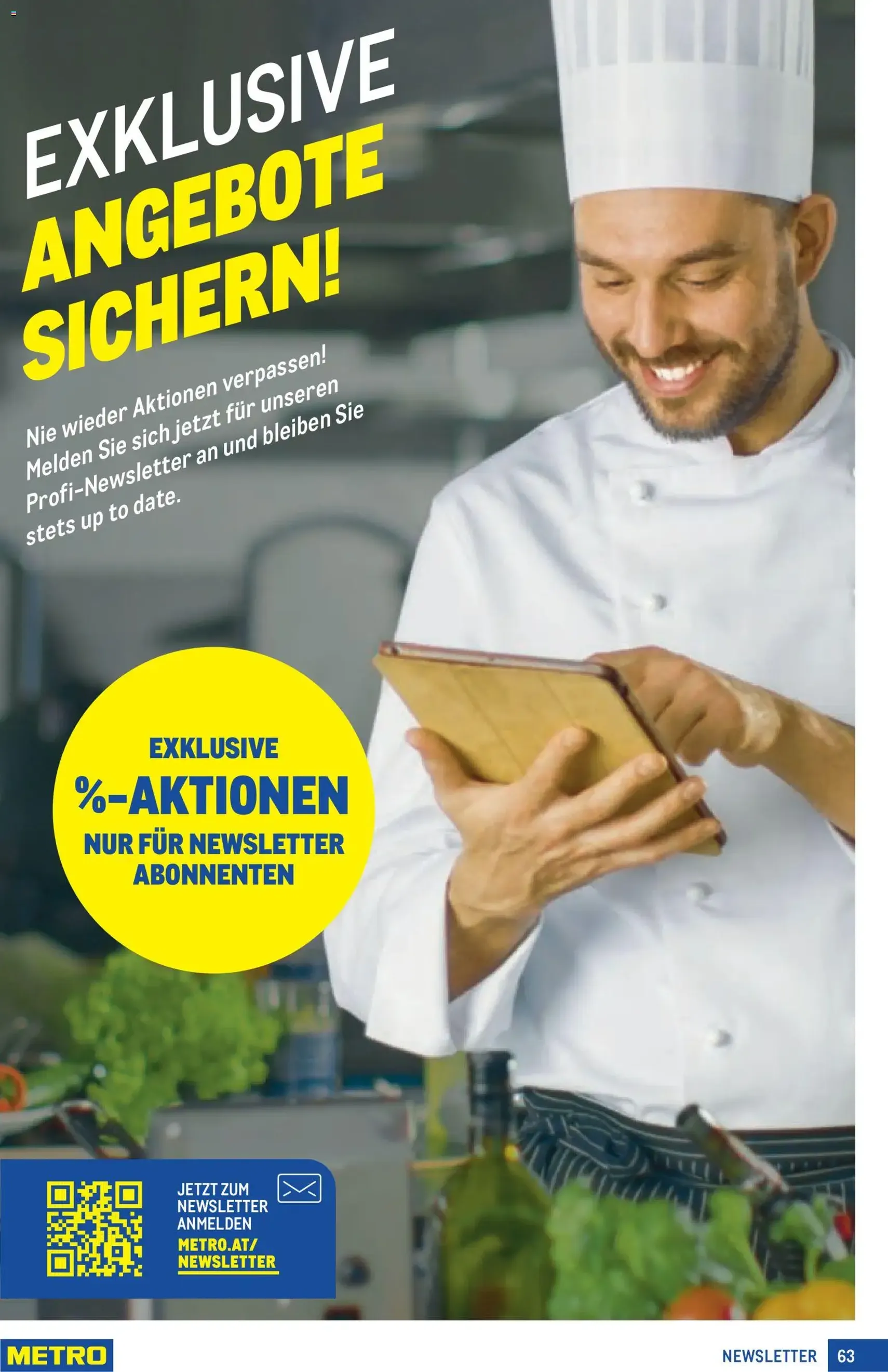 Metro Profi - Gültiger Prospekt ab 05.02.2026, Seite 63 von insgesamt 64