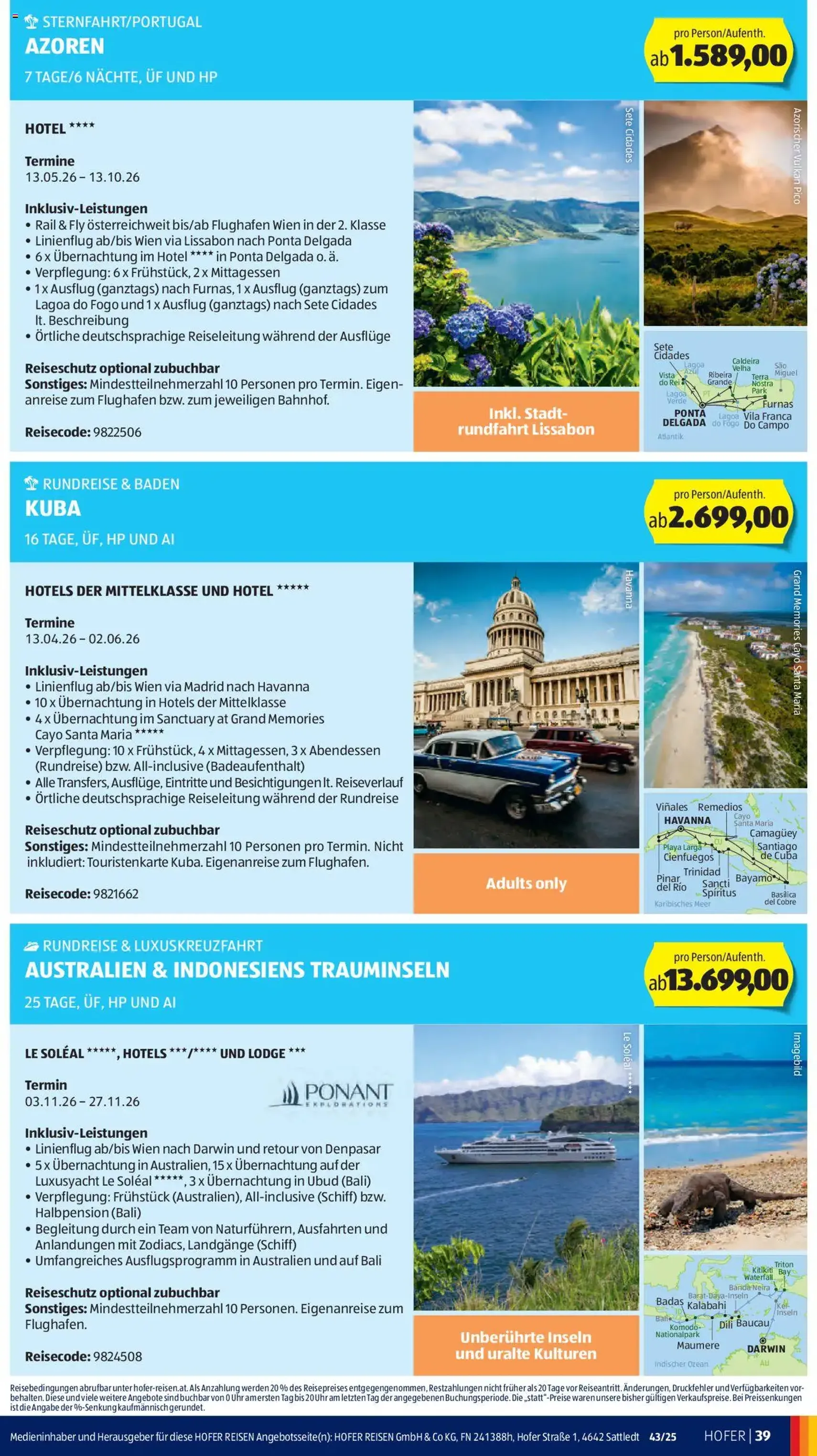 Hofer Flugblatt - Gültiger Prospekt ab 17.10.2025, Seite 43 von insgesamt 45 Hofer Flugblatt - Gültiger Prospekt ab 17.10.2025, Seite 43 von insgesamt 45