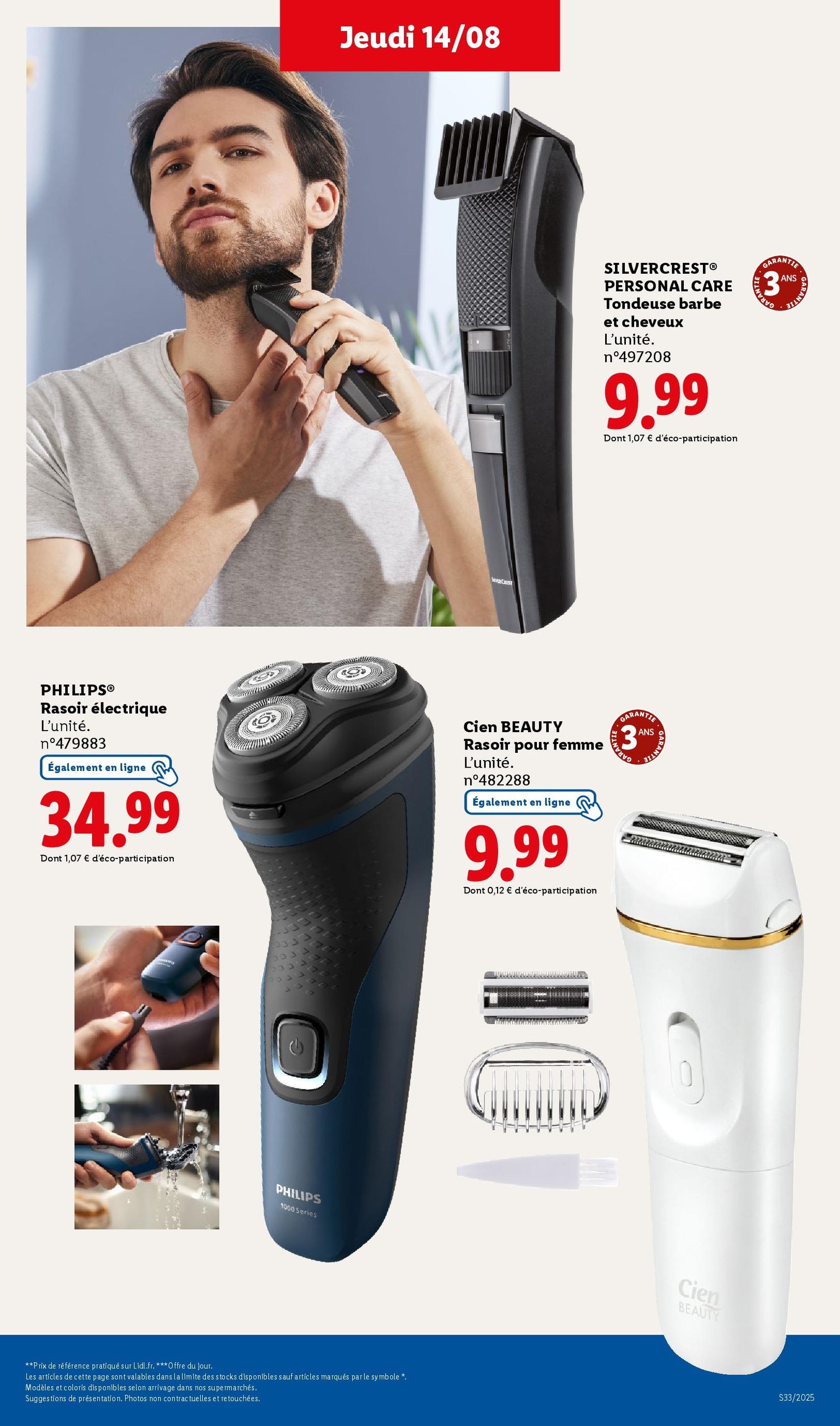 LIDL catalogue semaine 32 - brochure valable à partir du 14/08/2025, page 35 sur 72