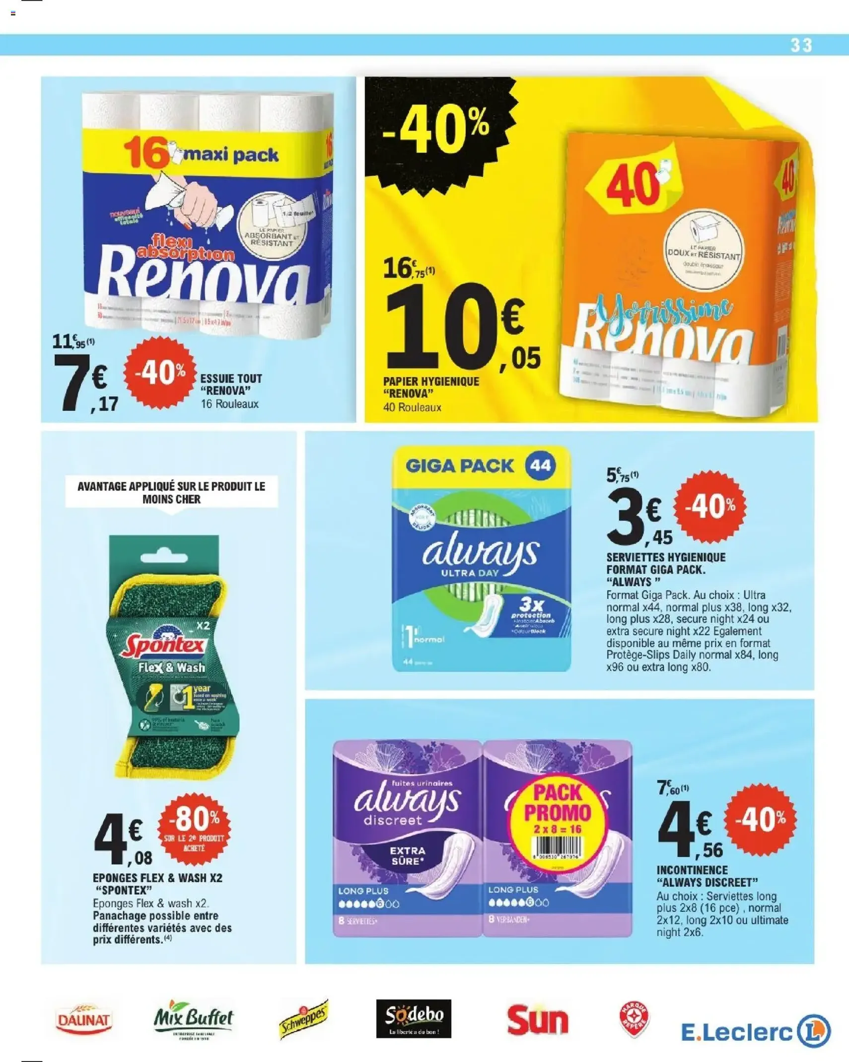 E.Leclerc catalogue de la semaine 15 - brochure valable à partir du 07/04/2026, page 33 sur 44