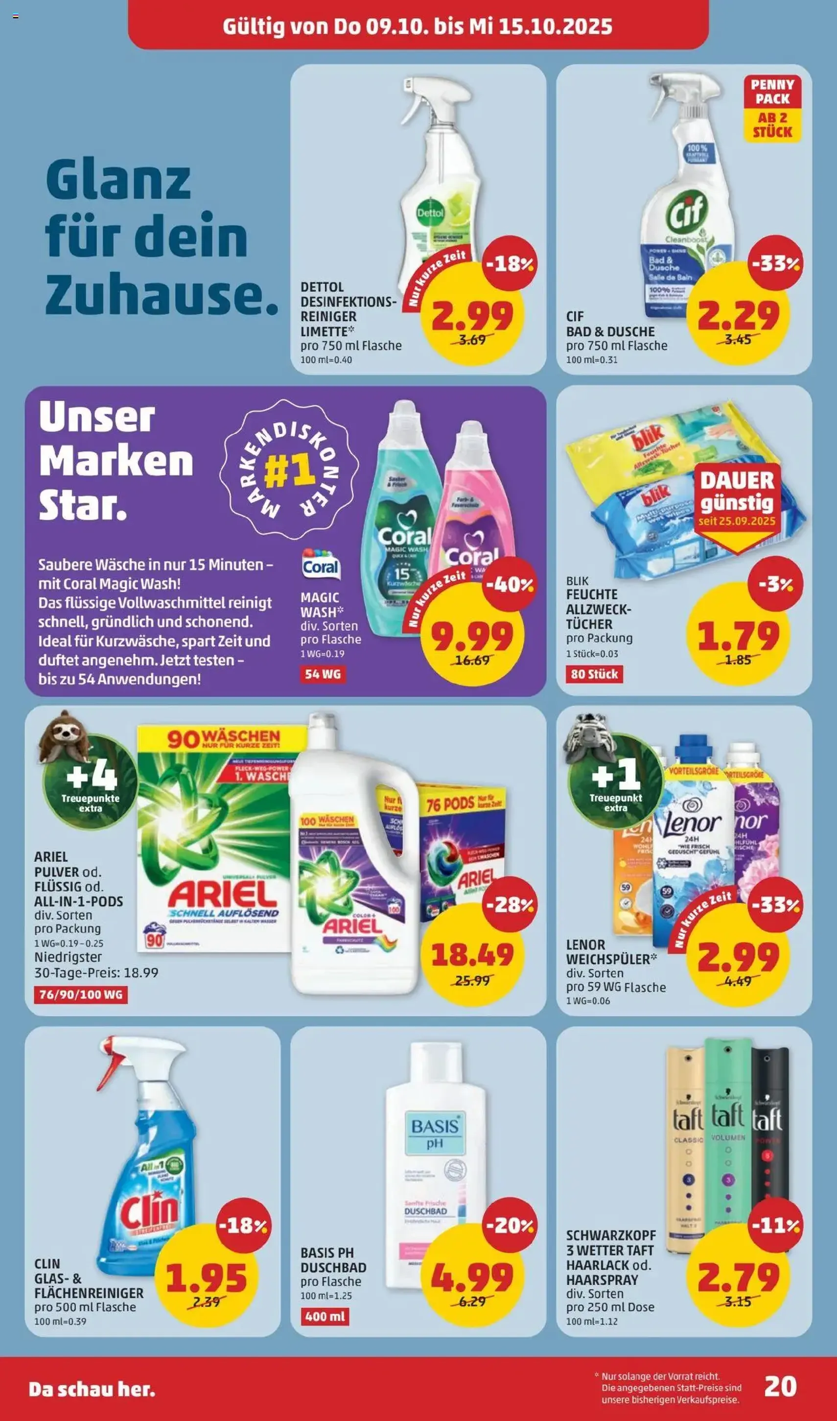 Penny Markt Flugblatt - Gültiger Prospekt ab 09.10.2025, Seite 20 von insgesamt 32
