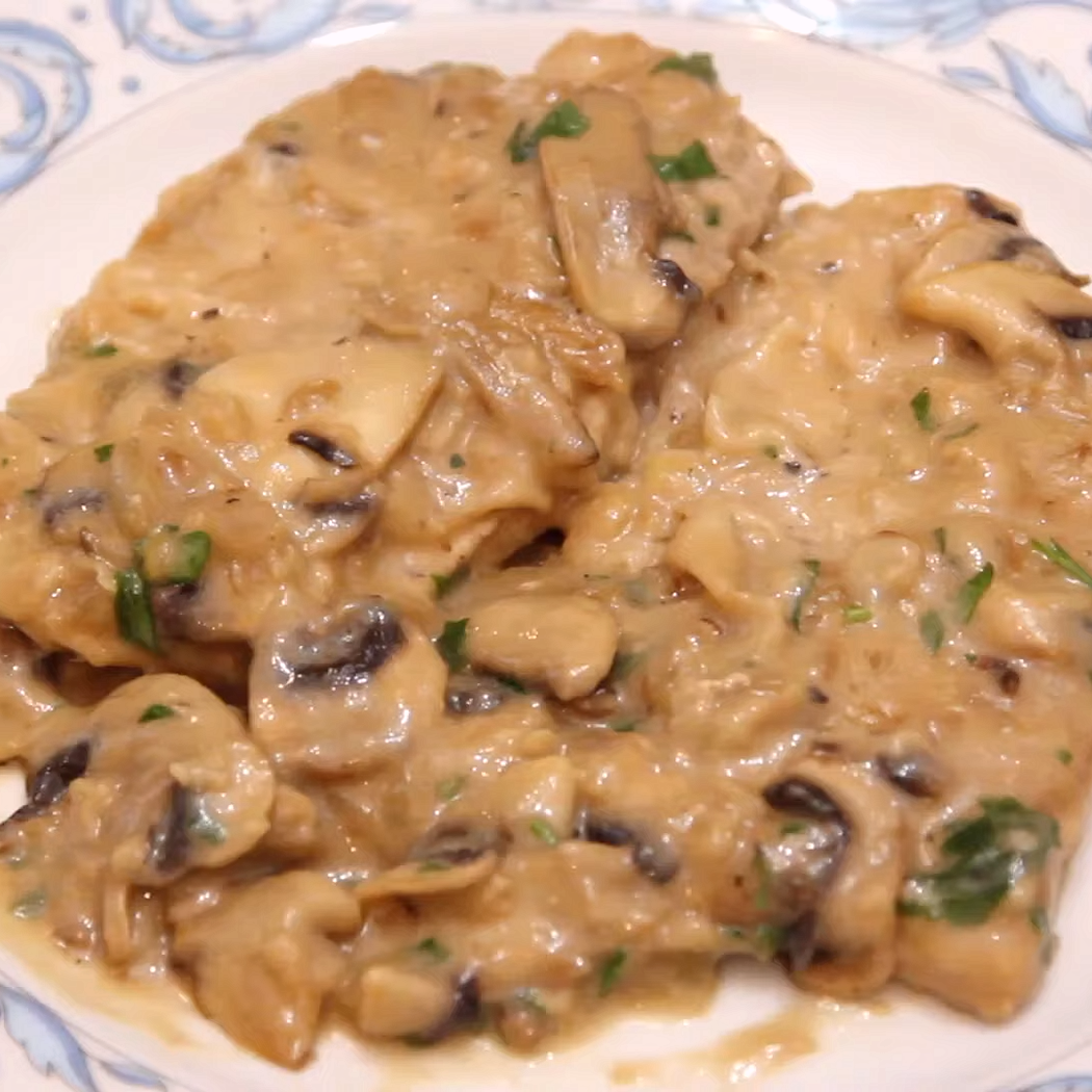 Fettine di arista in salsina