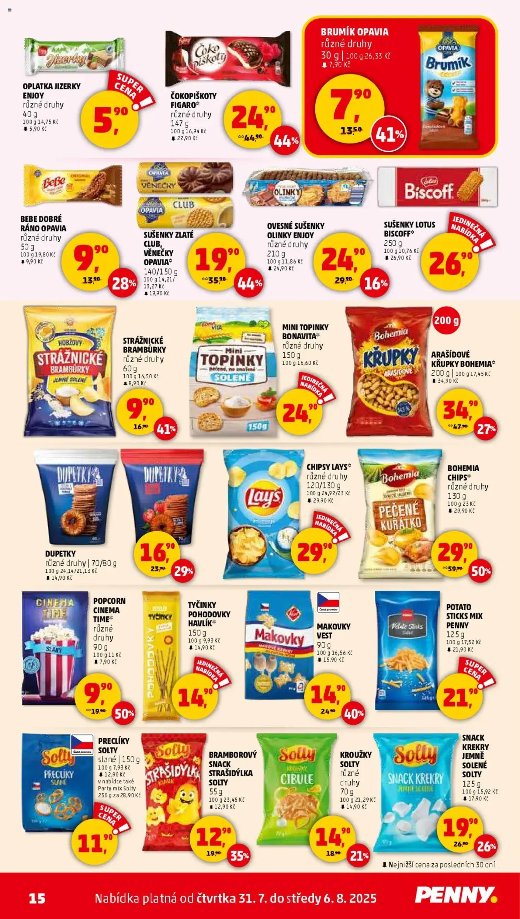Penny Market leták - Čtvrtečník - platný leták od 31.07.2025 strana 15 z 33 Penny Market leták - Čtvrtečník - platný leták od 31.07.2025 strana 15 z 33