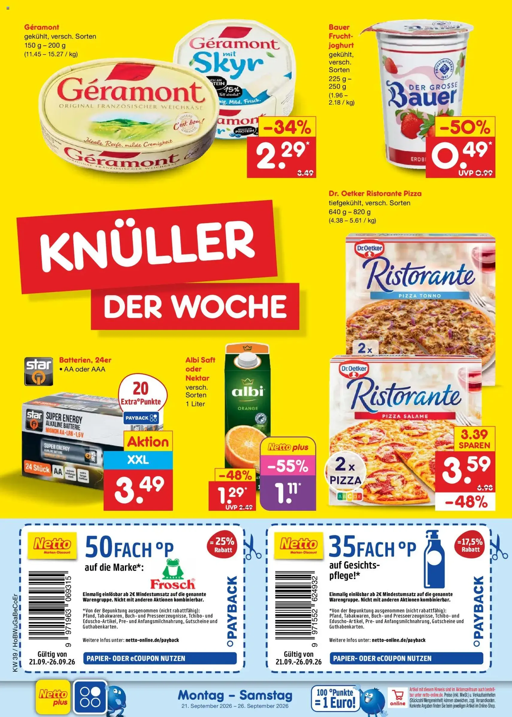 Netto Marken-Discount Prospekt - Gültiger Prospekt ab 21.09.2026, Seite 2 von insgesamt 72