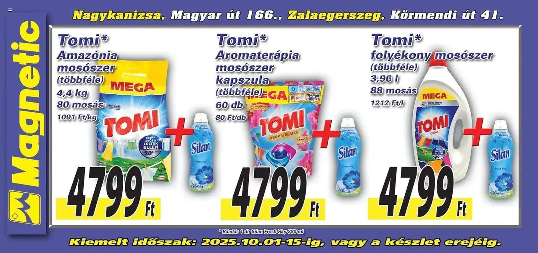 Magnetic - Óriásplakátok - 2025.10.01. érvényes szórólap 5 oldal 6 oldalból