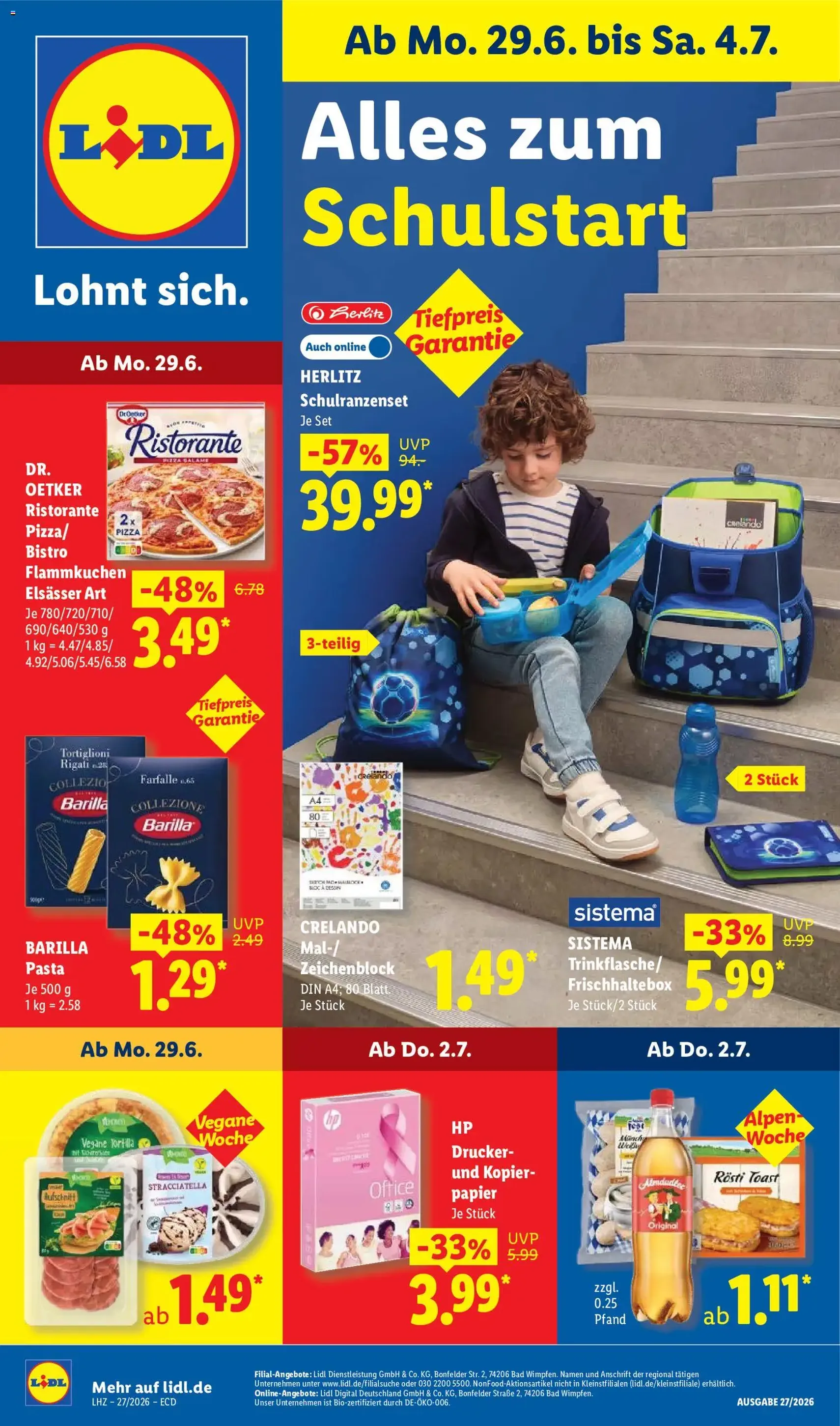 Lidl Prospekt - Gültiger Prospekt ab 29.06.2026, Seite 11 von insgesamt 67