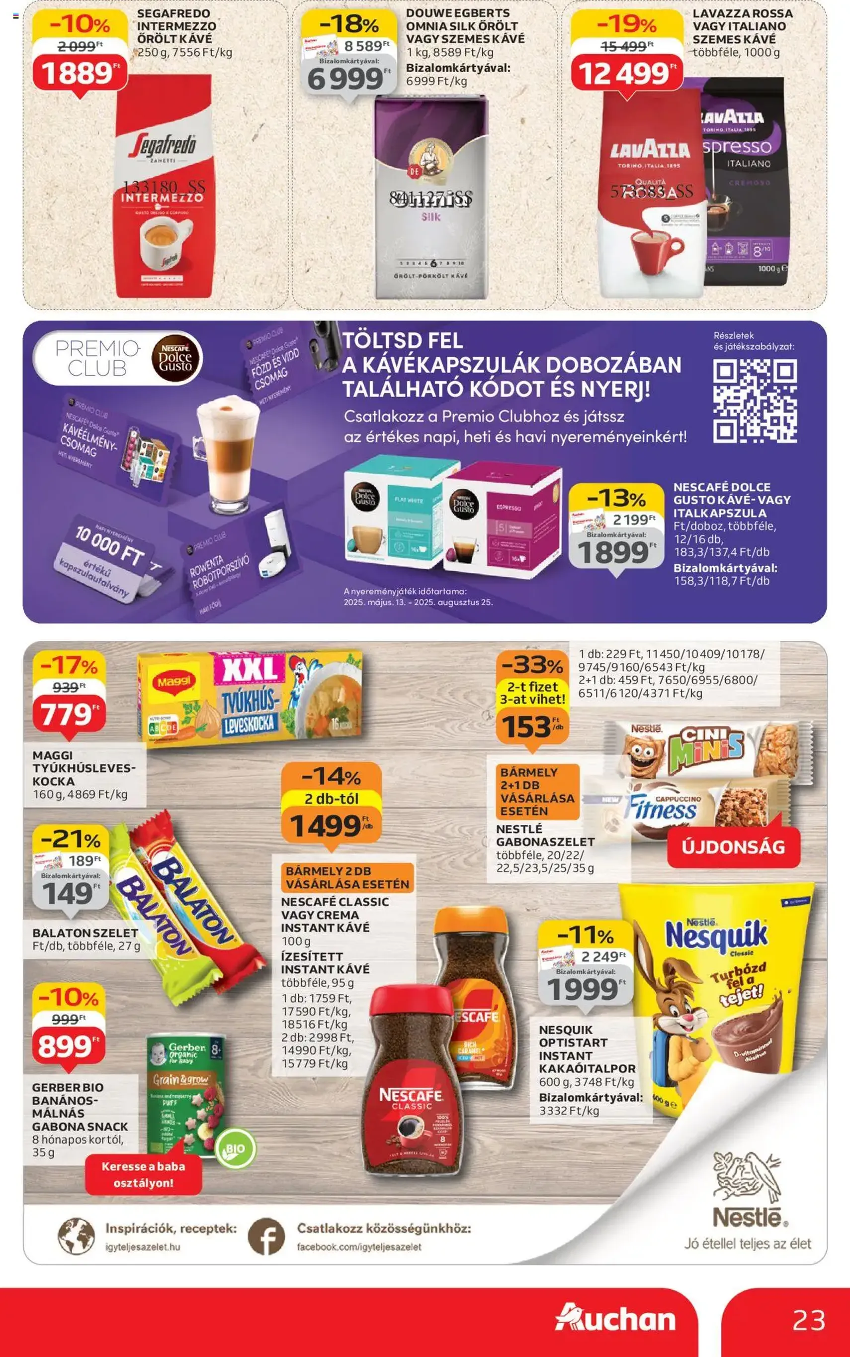 Auchan Akciós újság - 2025.08.07. érvényes szórólap 23 oldal 54 oldalból Auchan Akciós újság - 2025.08.07. érvényes szórólap 23 oldal 54 oldalból