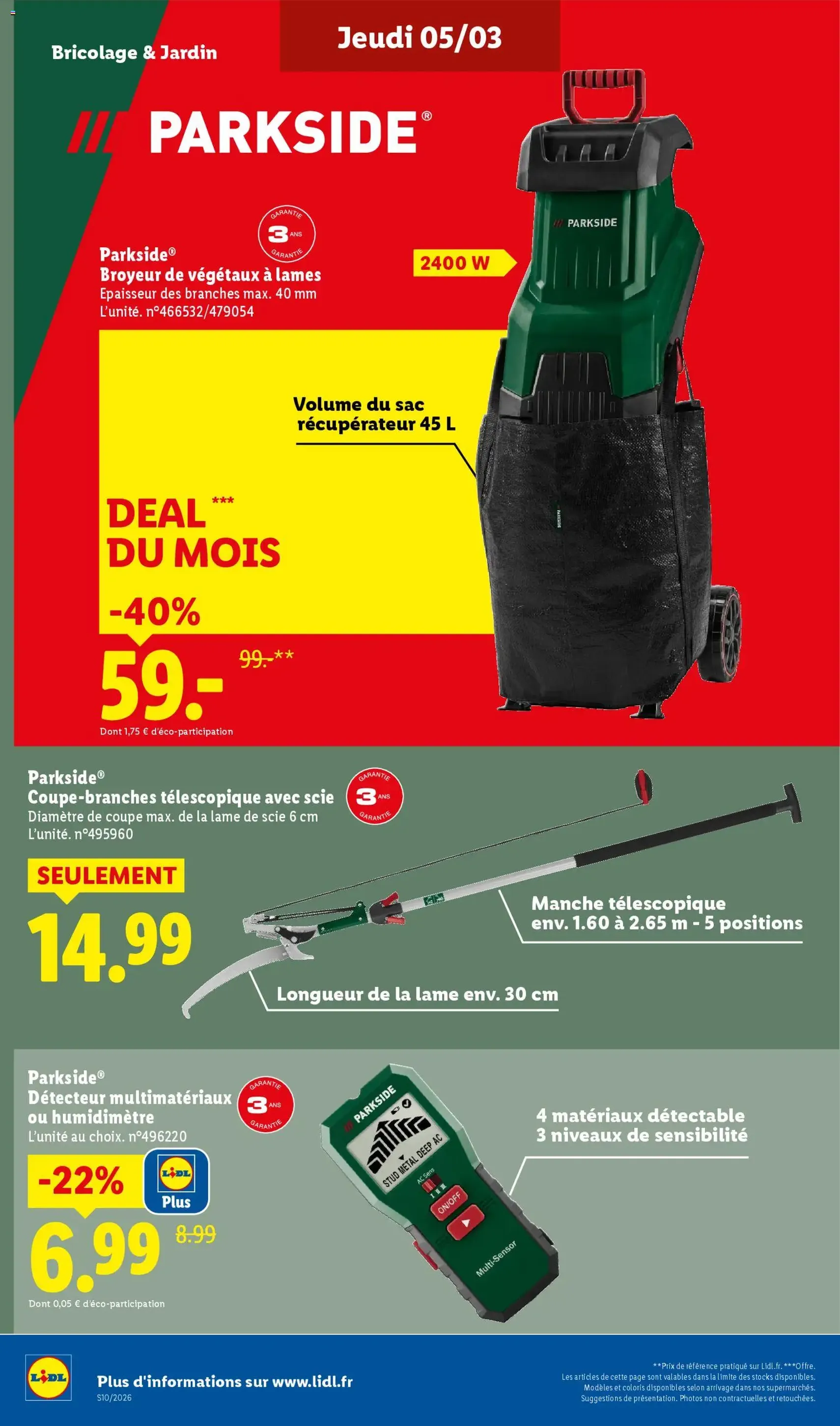 LIDL catalogue semaine 10 - brochure valable à partir du 05/03/2026, page 34 sur 79