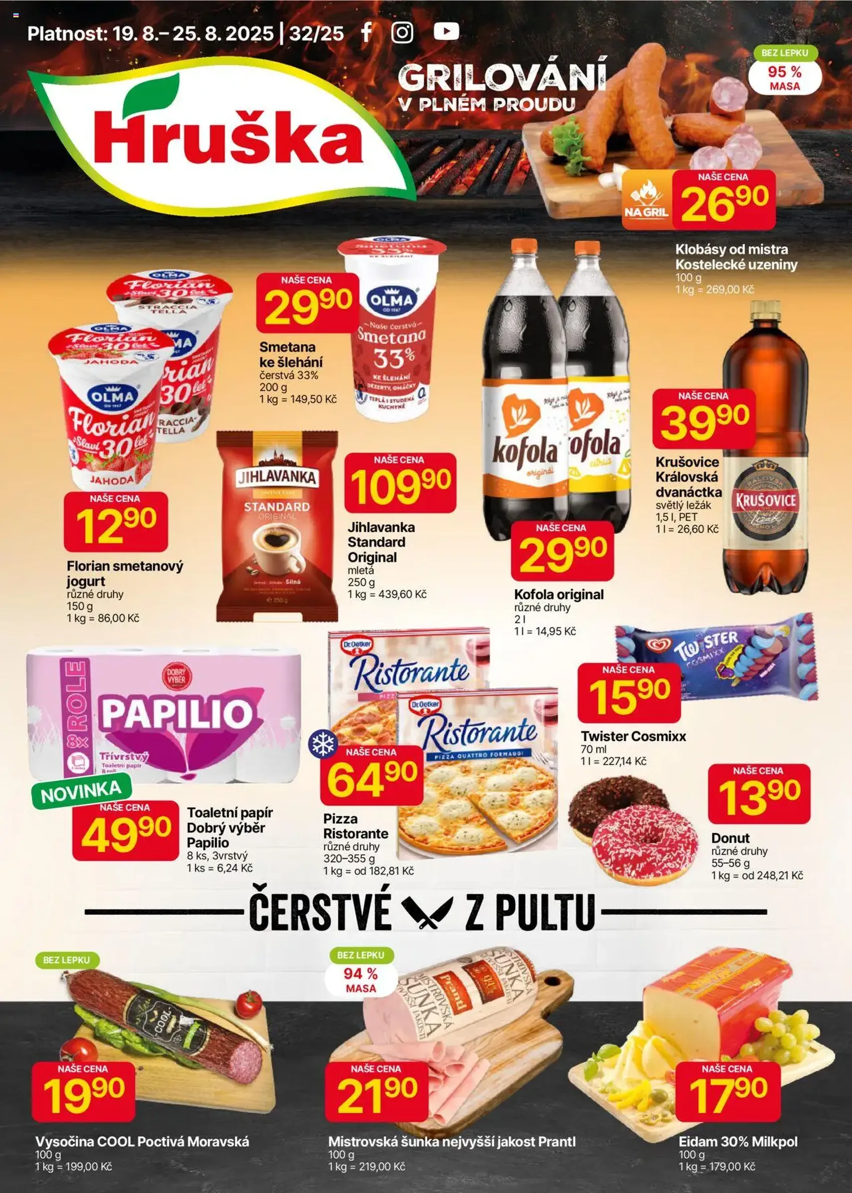 Hruška leták - platný leták od 19.08.2025 strana 1 z 8 Hruška leták - platný leták od 19.08.2025 strana 1 z 8