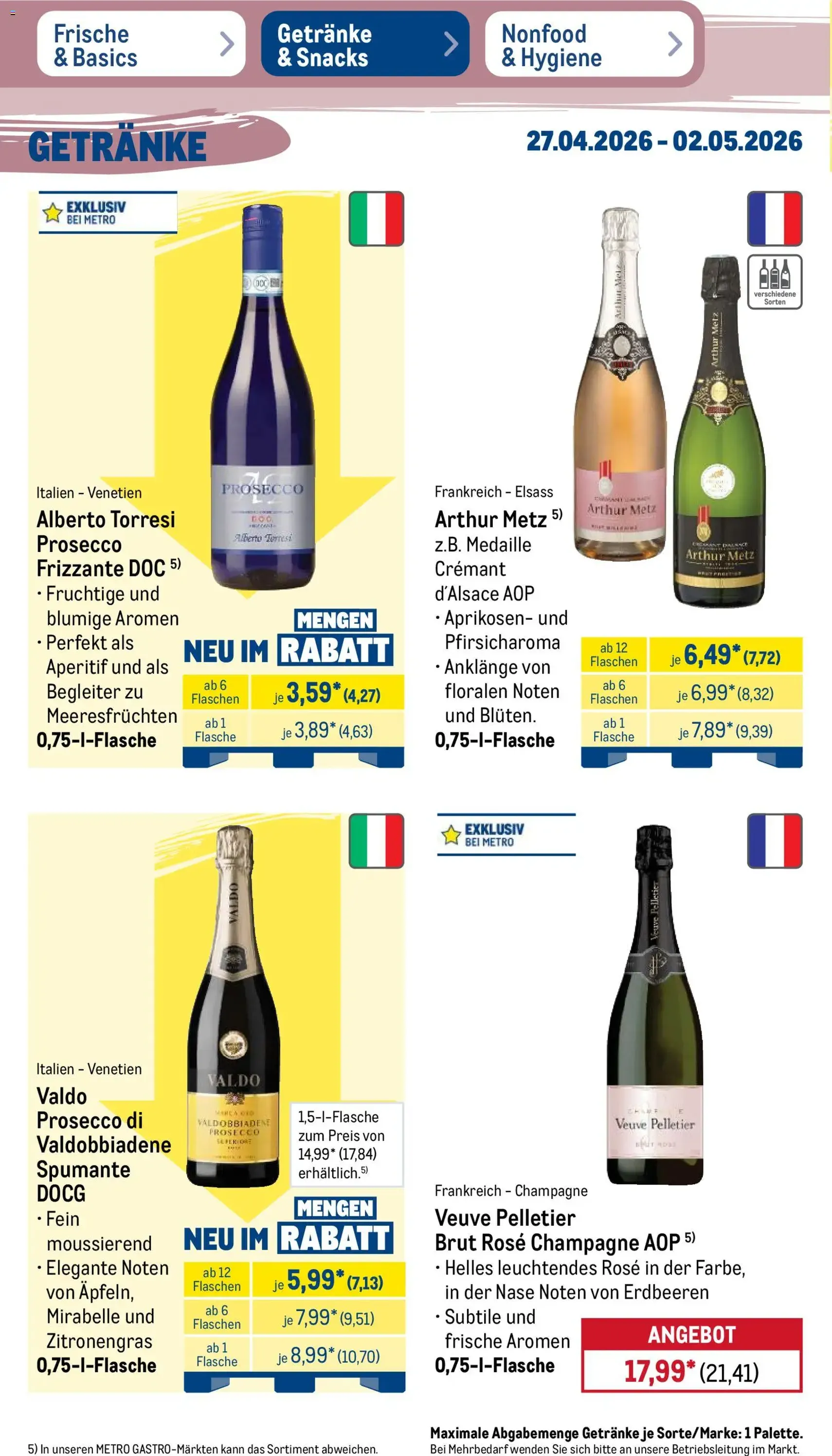 Metro Prospekt - Gültiger Prospekt ab 27.04.2026, Seite 36 von insgesamt 52