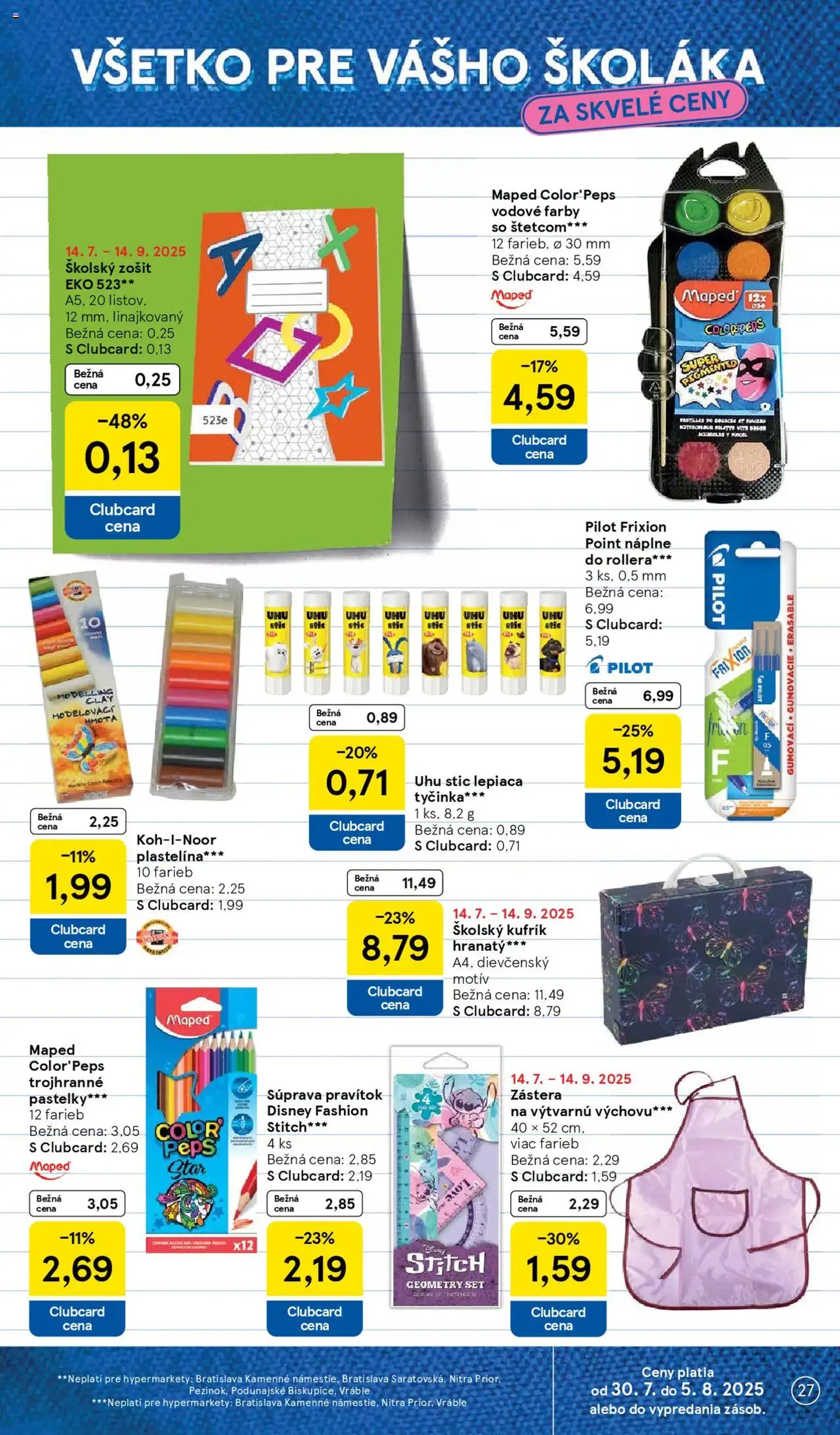 Tesco Hypermarket - leták - platný leták od 30.07.2025 strana 27 z 33 Tesco Hypermarket - leták - platný leták od 30.07.2025 strana 27 z 33