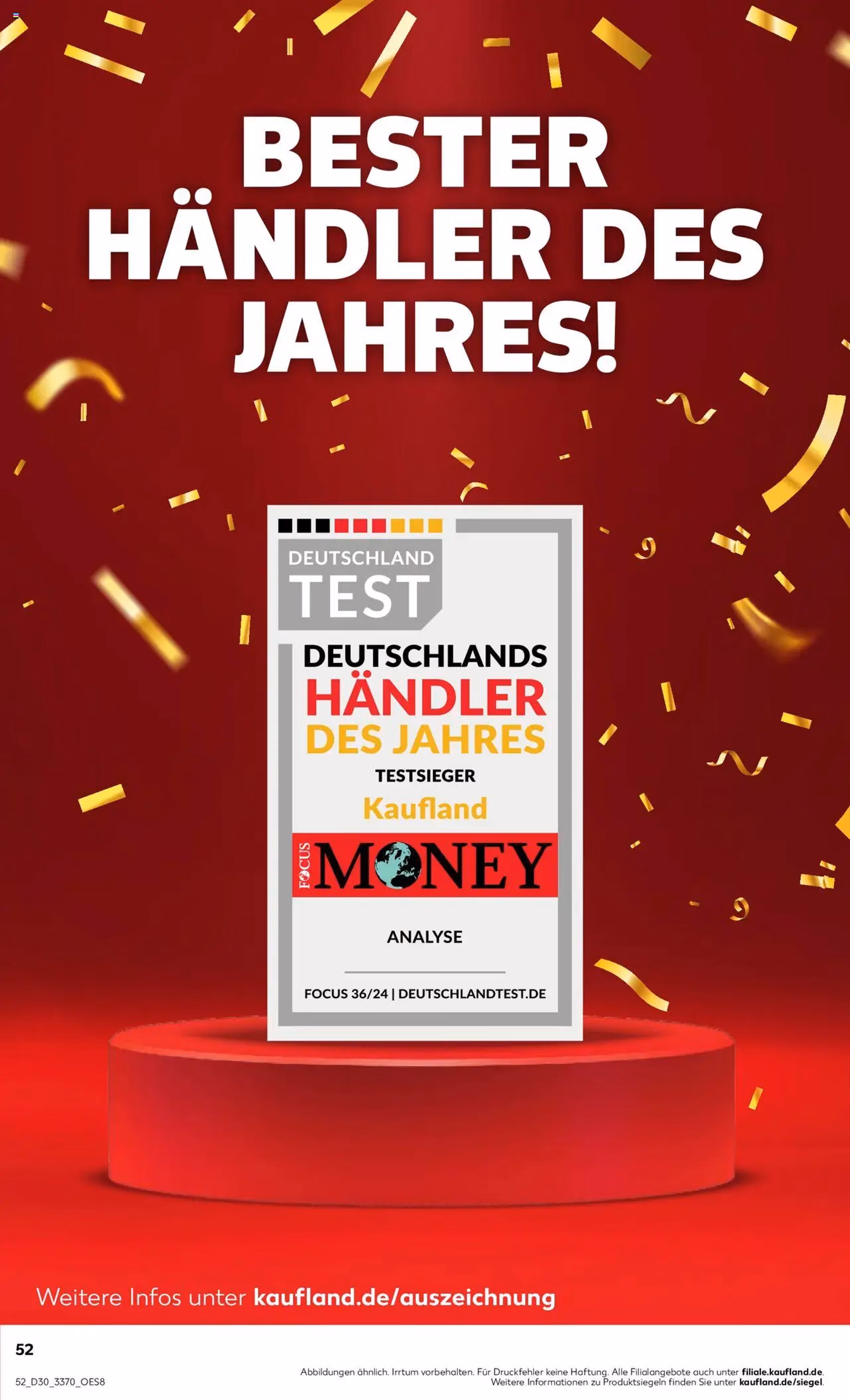 Kaufland Prospekt - Gültiger Prospekt ab 24.07.2025, Seite 52 von insgesamt 52 Kaufland Prospekt - Gültiger Prospekt ab 24.07.2025, Seite 52 von insgesamt 52
