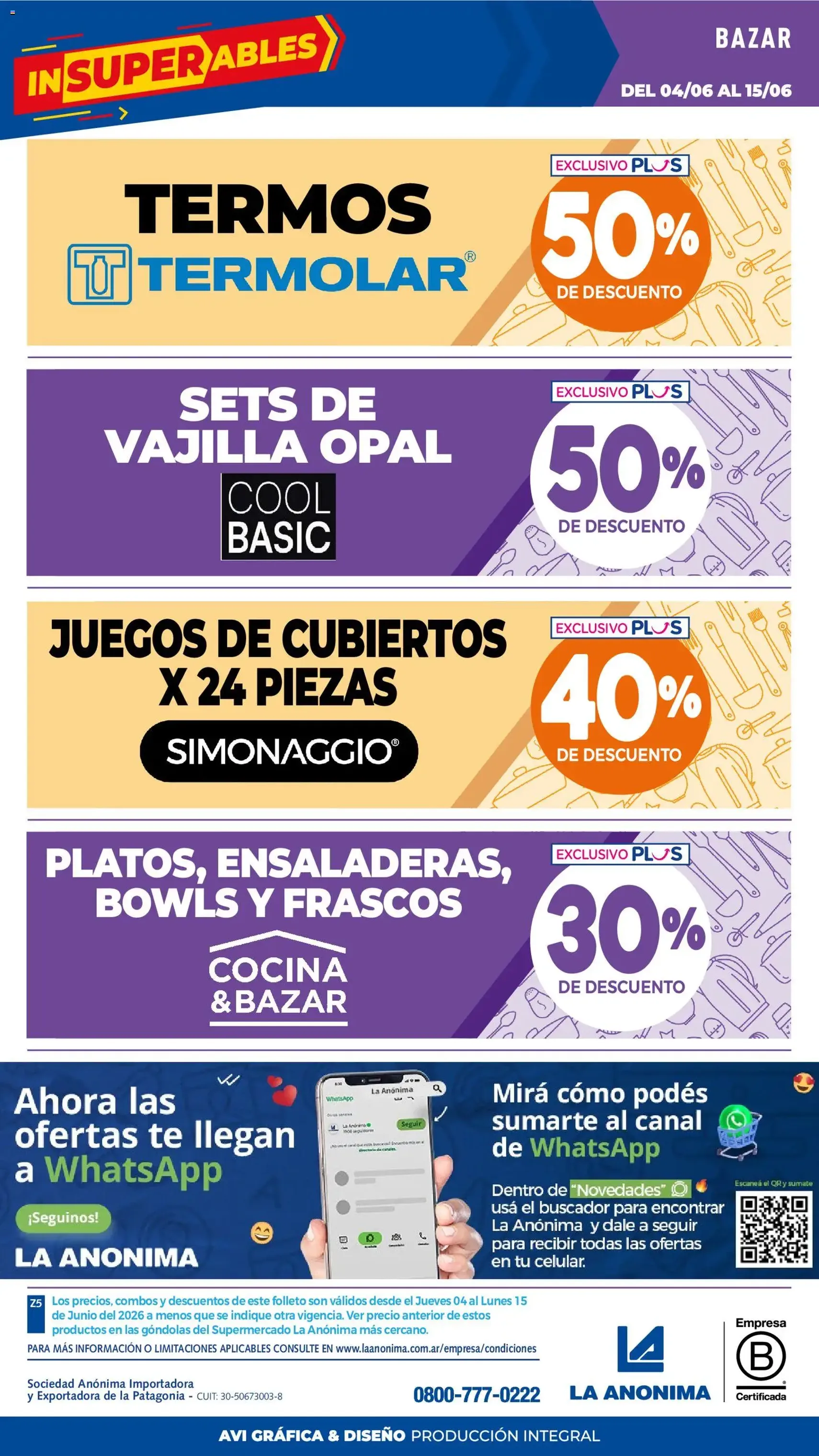 La Anonima catálogo - folleto válido desde 04/06/2026 página 41 de 41
