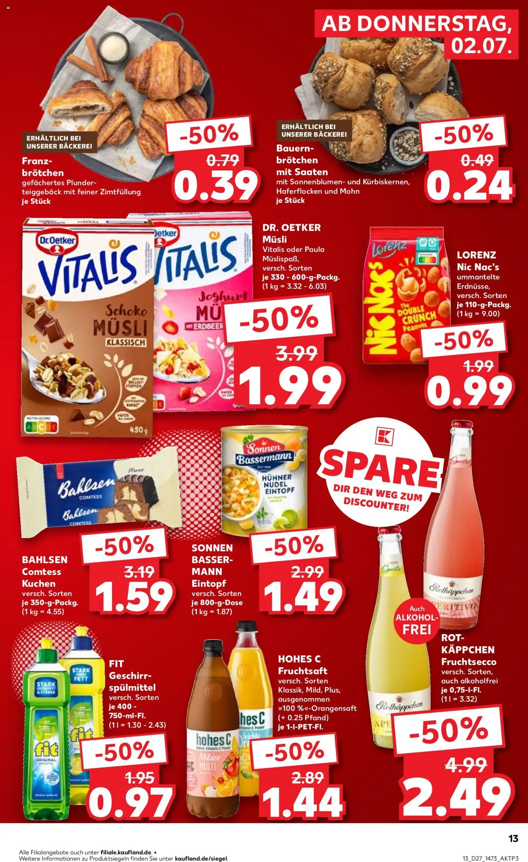 Kaufland Prospekt - Gültiger Prospekt ab 02.07.2026, Seite 13 von insgesamt 64