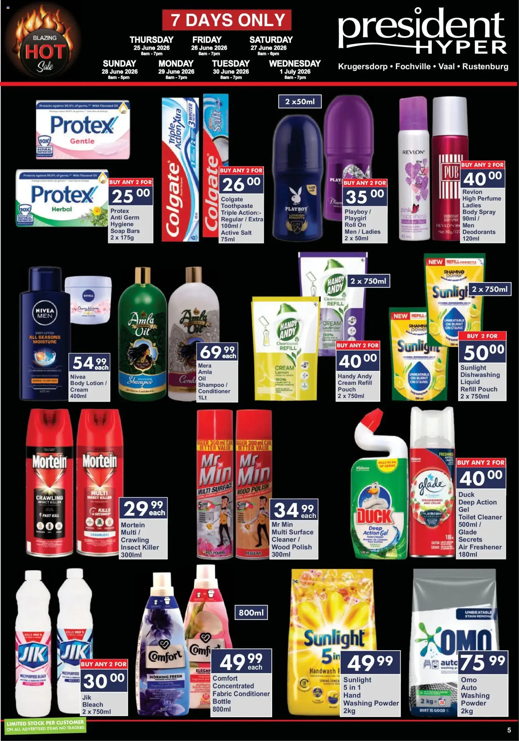President Hyper Specials - valid flyer from 25/06/2026, page 5 of 6