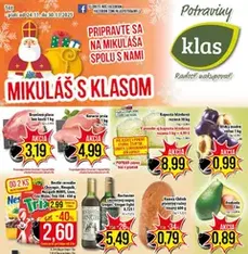 Klas leták - náhľad letáku platný od 24.11.2025