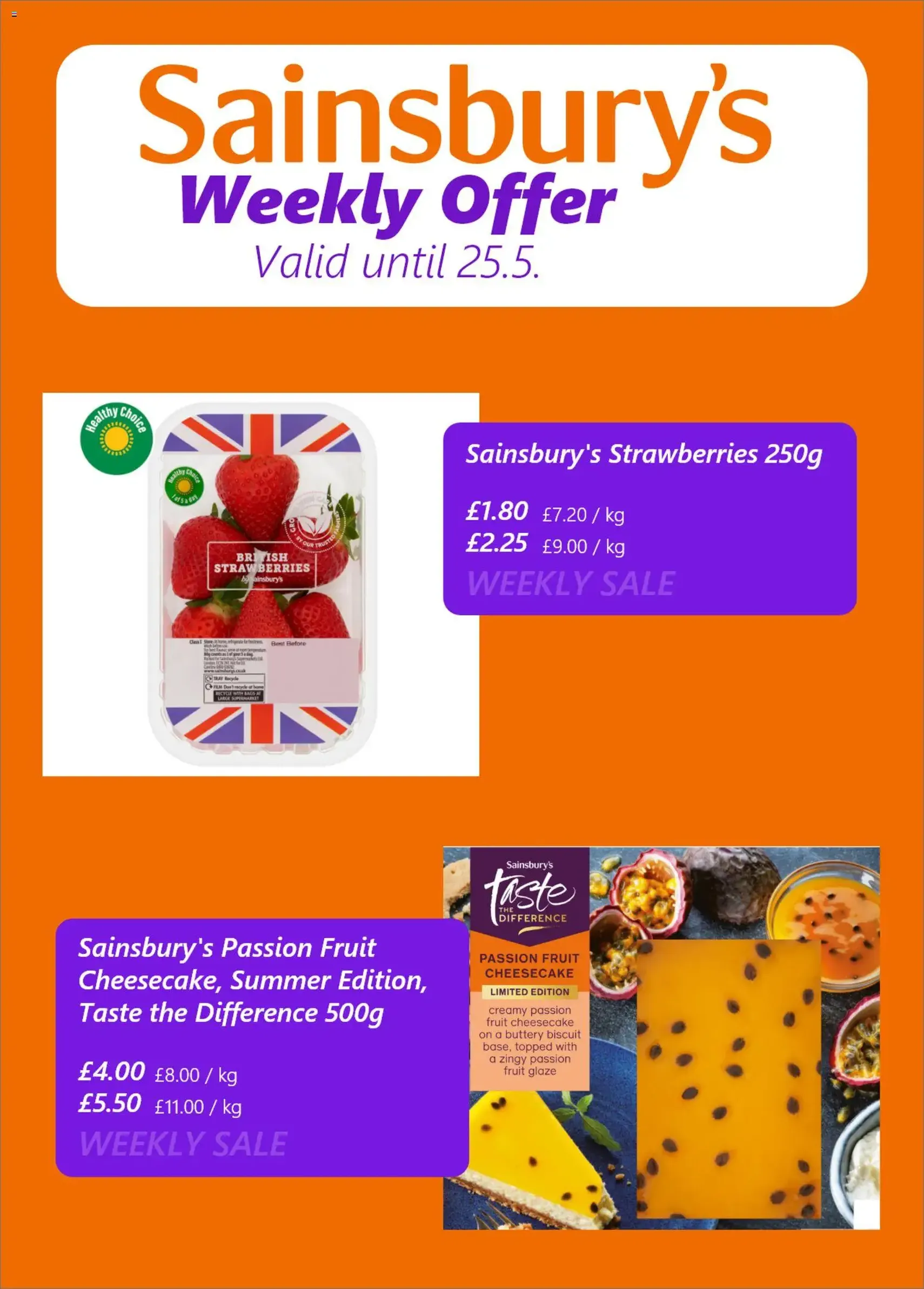 Sainsbury's - Weekly offers - valid flyer from 19/05/2026, page 5 of 5