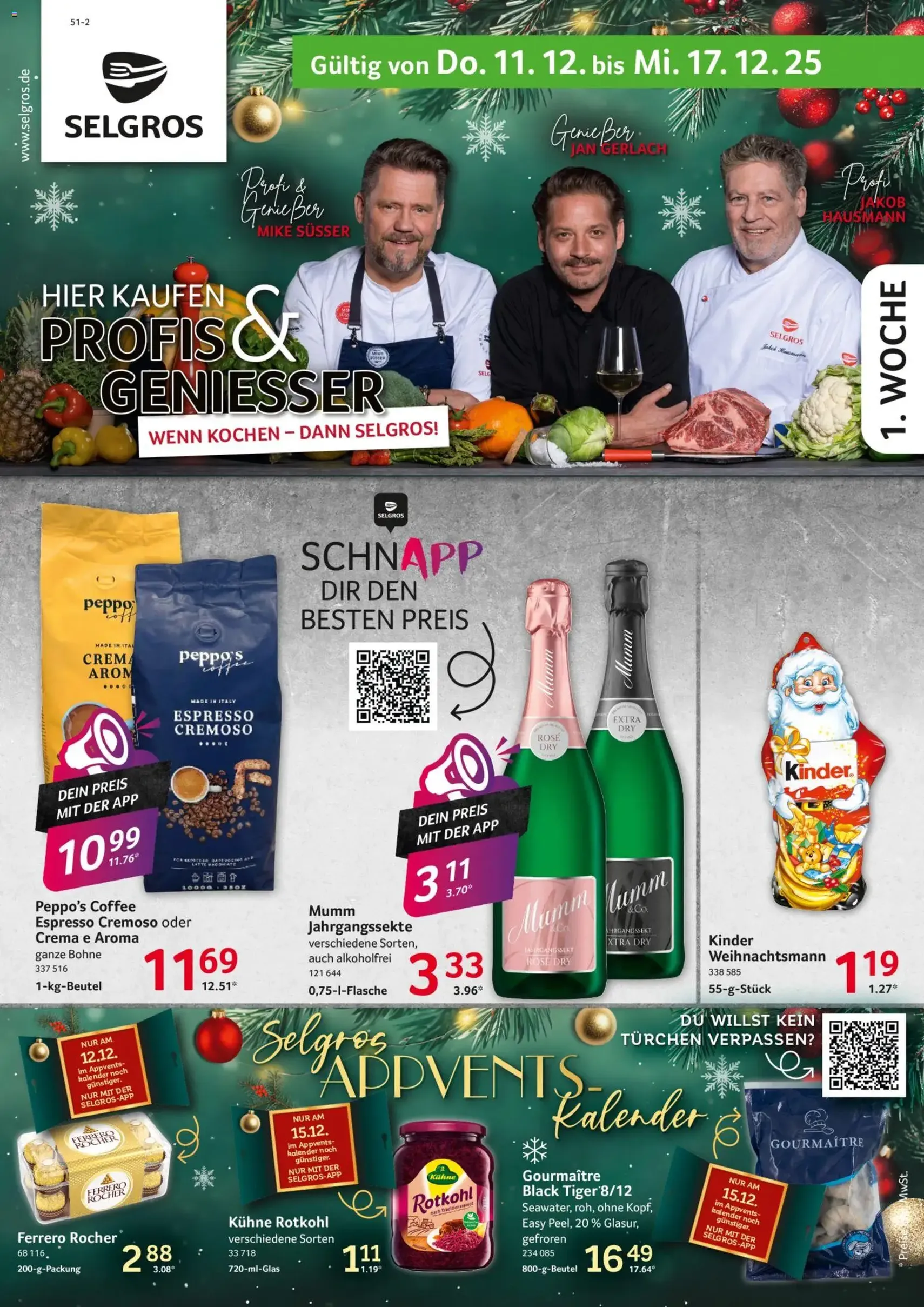 Selgros Prospekt - Gültiger Prospekt ab 11.12.2025, Seite 1 von insgesamt 16