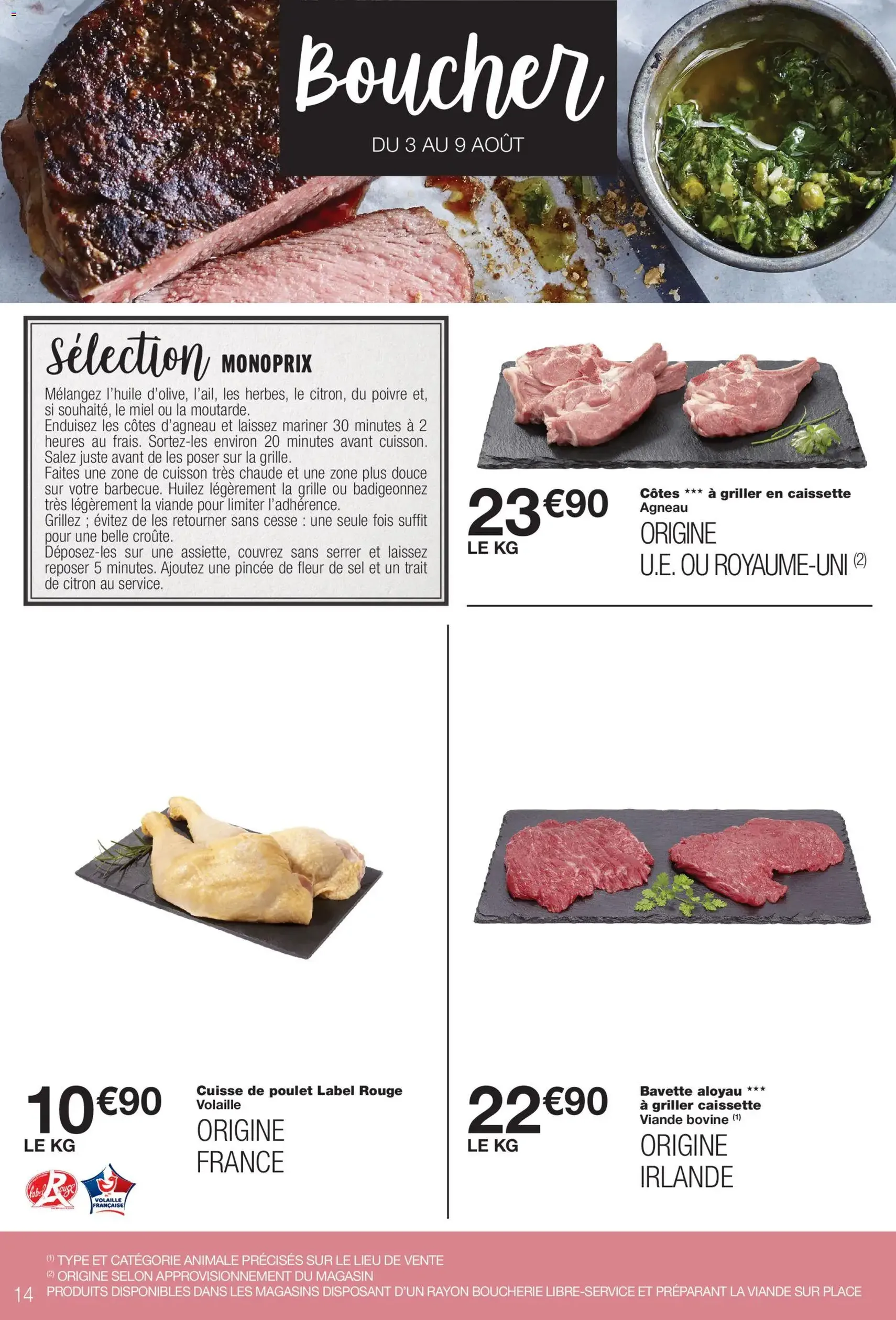 Monoprix catalogue - brochure valable à partir du 28/07/2026, page 14 sur 52