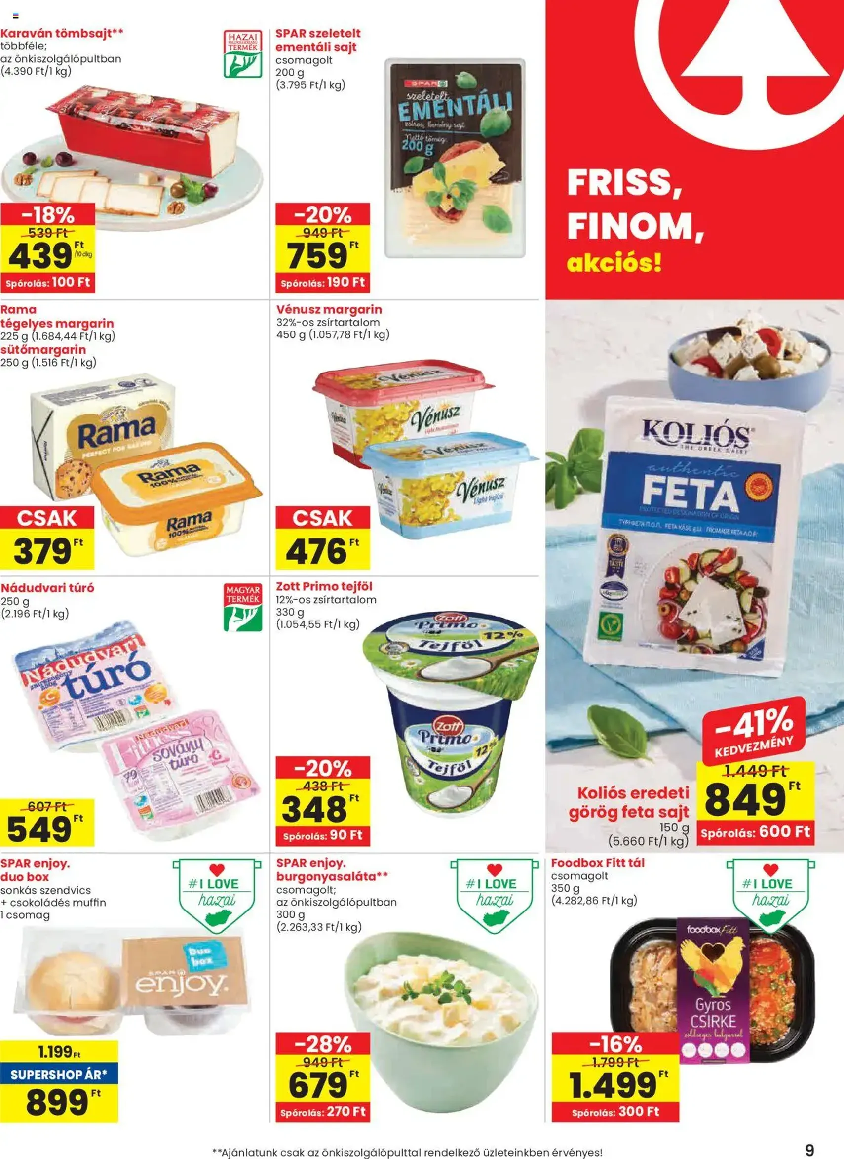 Spar Akciós újság - 2025.09.25. érvényes szórólap 9 oldal 24 oldalból