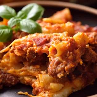 Recipe preview The best homemade cheesy baked Ziti recipe
