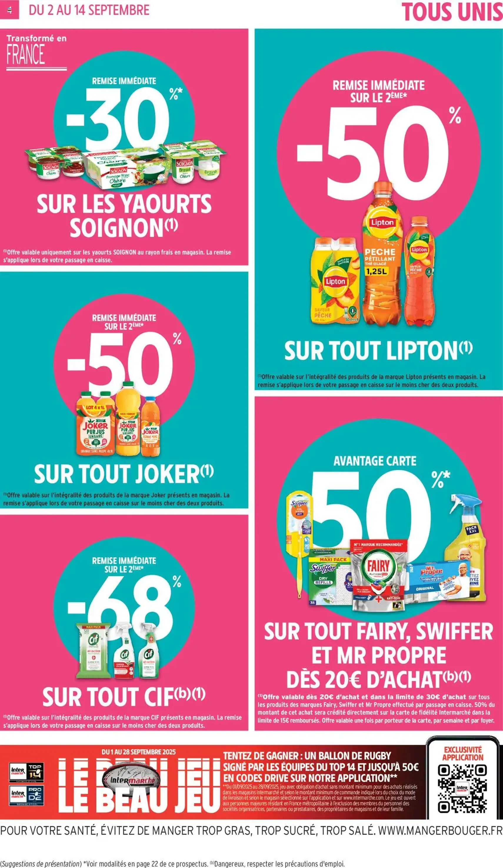 Intermarché Catalogue Découvrez nos offres spéciales rentrée | Super - brochure valable à partir du 02/09/2025, page 4 sur 32 Intermarché Catalogue Découvrez nos offres spéciales rentrée | Super - brochure valable à partir du 02/09/2025, page 4 sur 32