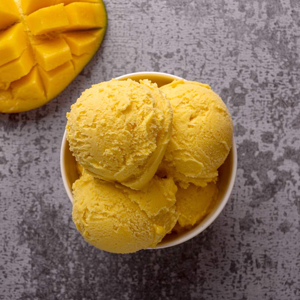 Domowe lody z mango