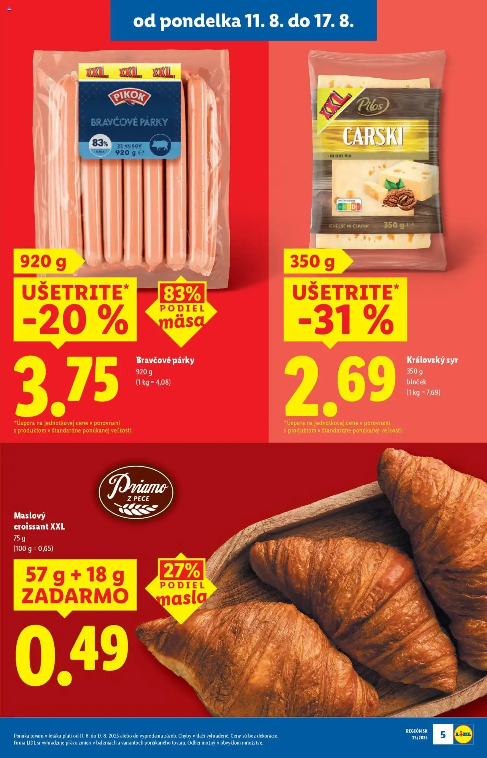 Lidl leták - platný leták od 11.08.2025 strana 5 z 93