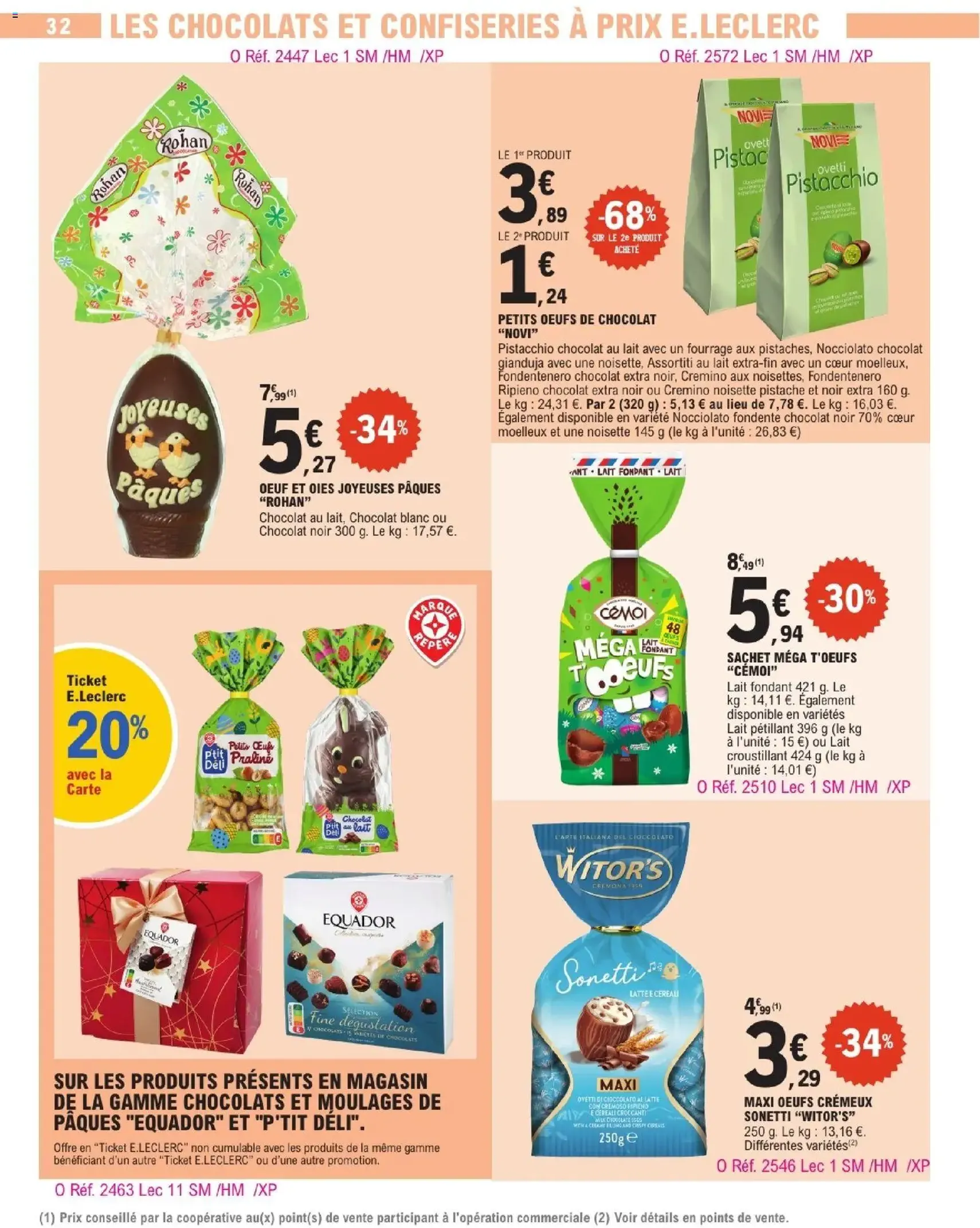 E.Leclerc catalogue de la semaine 13 - brochure valable à partir du 24/03/2026, page 32 sur 63
