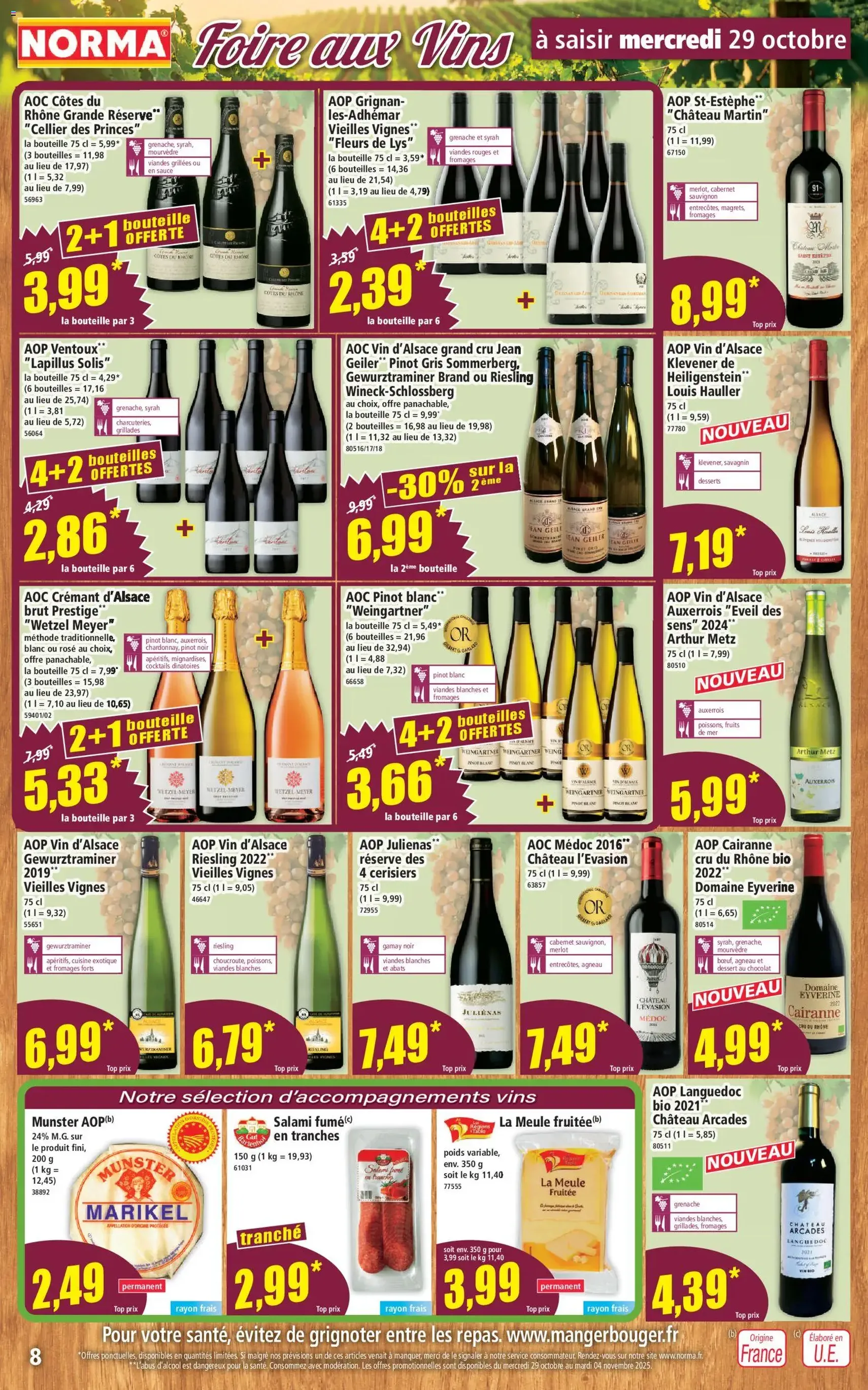 Norma catalogue - brochure valable à partir du 29/10/2025, page 8 sur 12 Norma catalogue - brochure valable à partir du 29/10/2025, page 8 sur 12