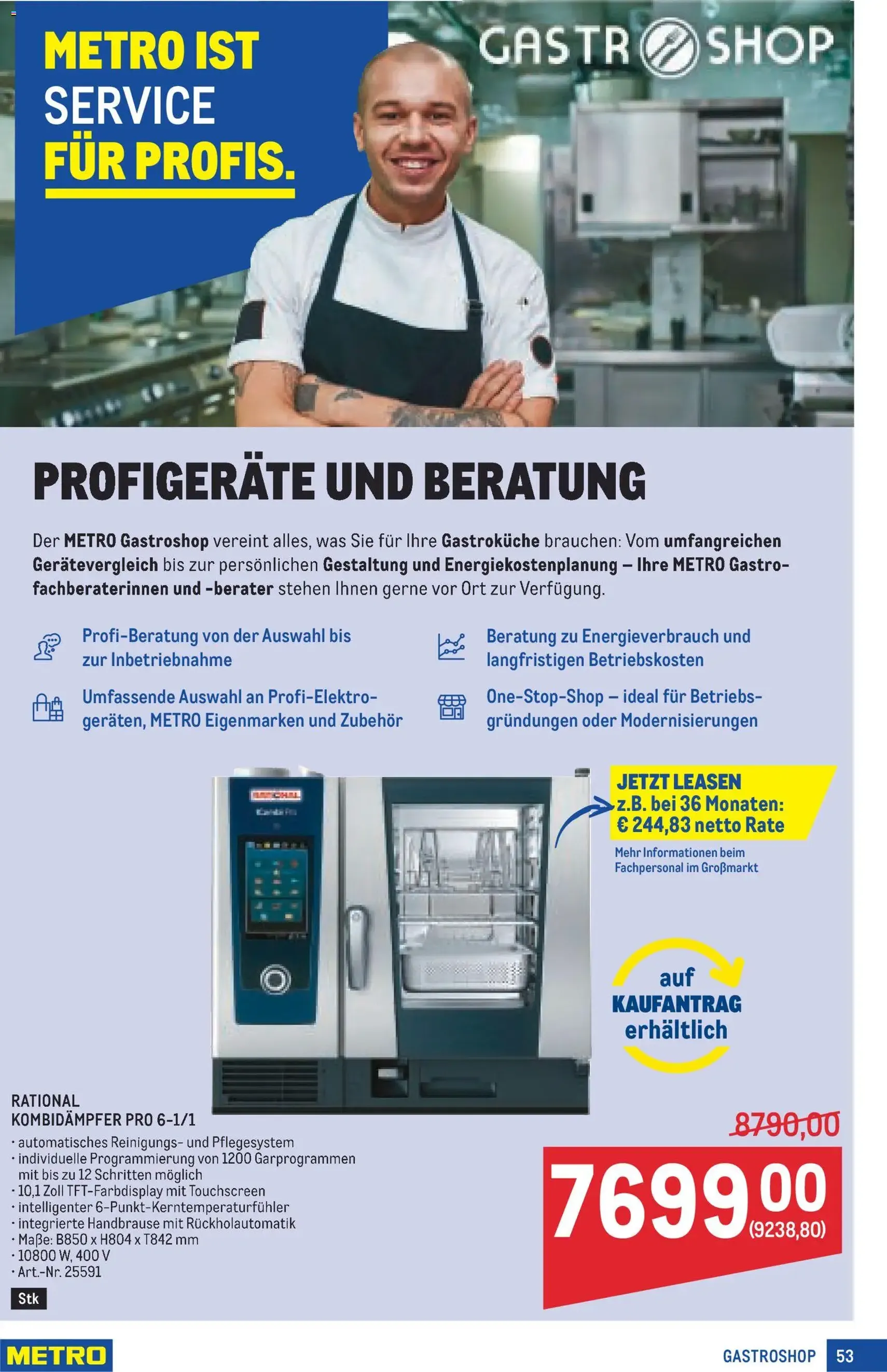 Metro angebote Profi - Gültiger Prospekt ab 25.06.2026, Seite 53 von insgesamt 72