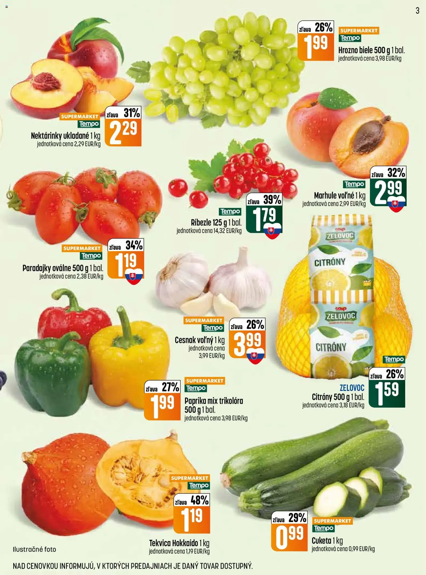 COOP Jednota leták - platný leták od 30.07.2026 strana 3 z 28