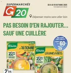 G20 Supermarchés catalogue - Prévisualisation du catalogue valable à partir du 08/10/2025