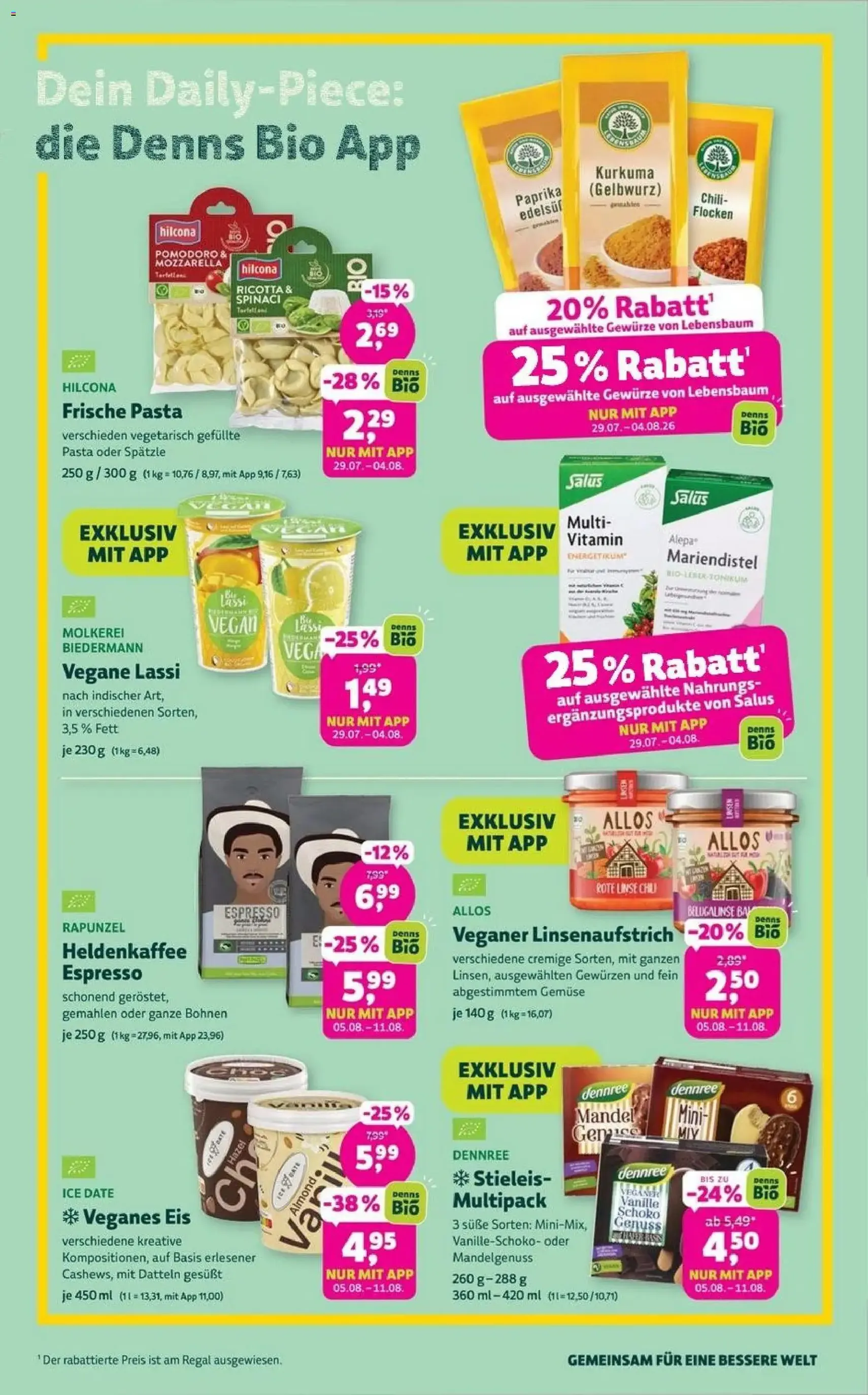 Denns BioMarkt Angebote - Gültiger Prospekt ab 29.07.2026, Seite 3 von insgesamt 14