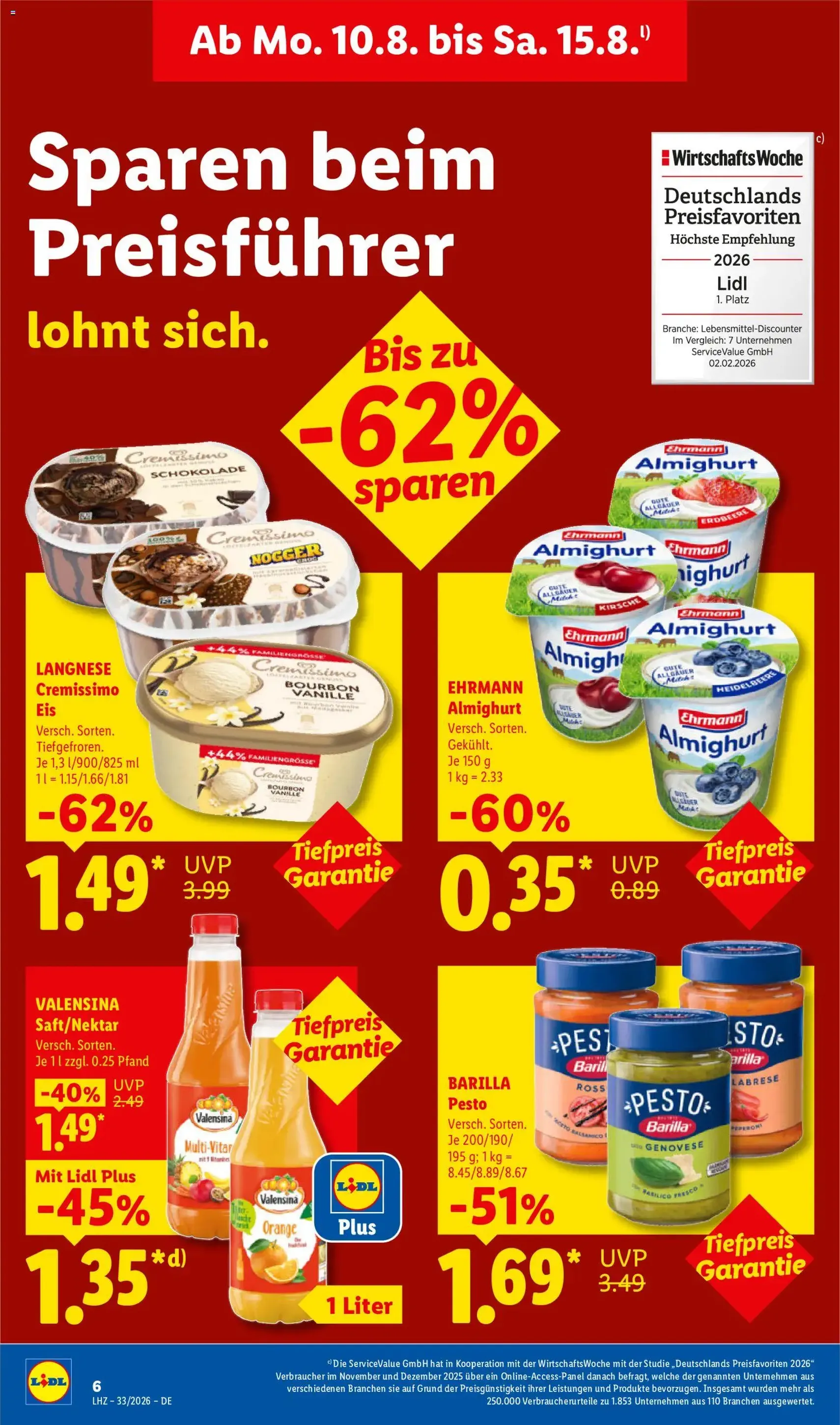 Lidl Prospekt - Gültiger Prospekt ab 10.08.2026, Seite 18 von insgesamt 73