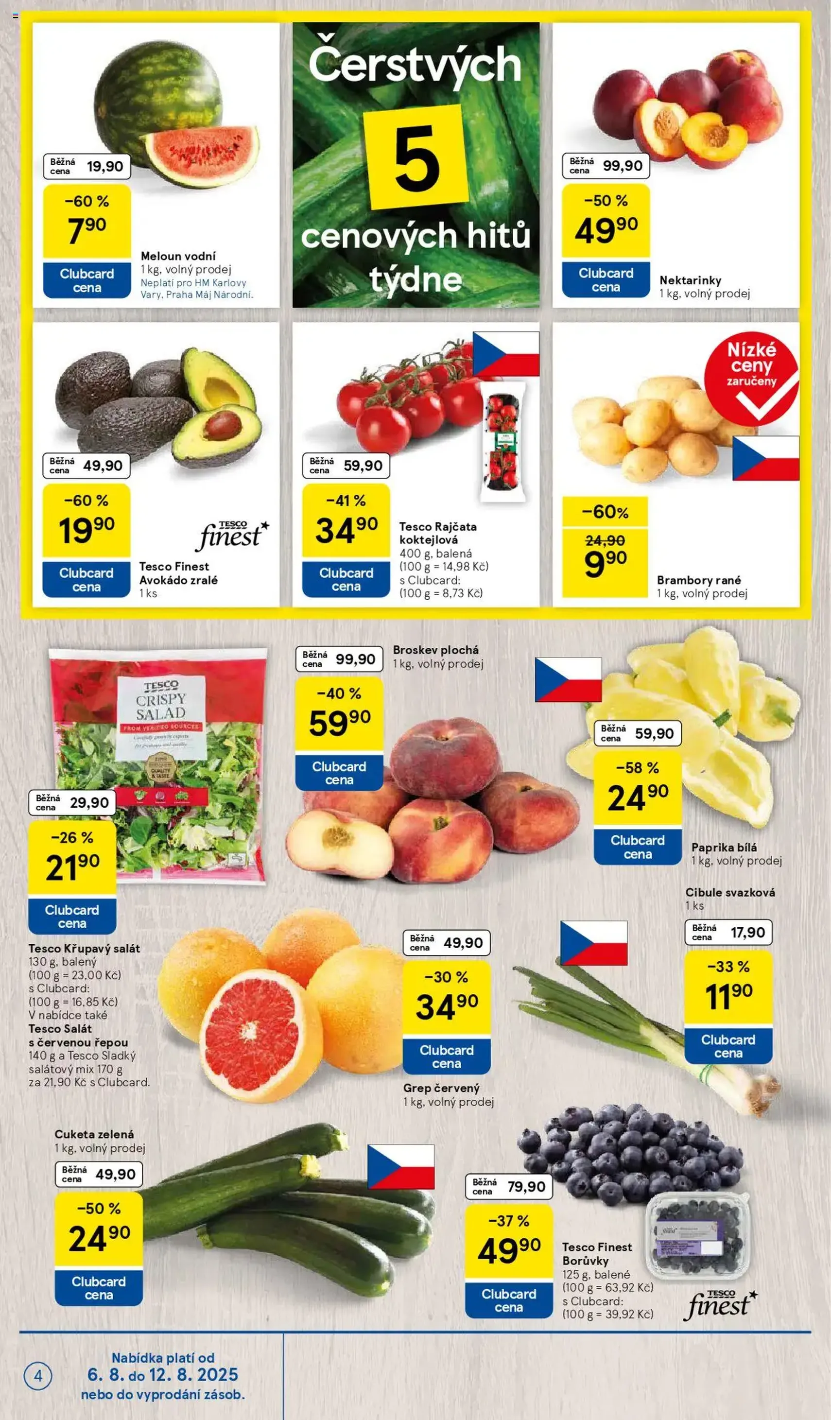 Tesco leták - Hypermarket - platný leták od 06.08.2025 strana 4 z 35 Tesco leták - Hypermarket - platný leták od 06.08.2025 strana 4 z 35