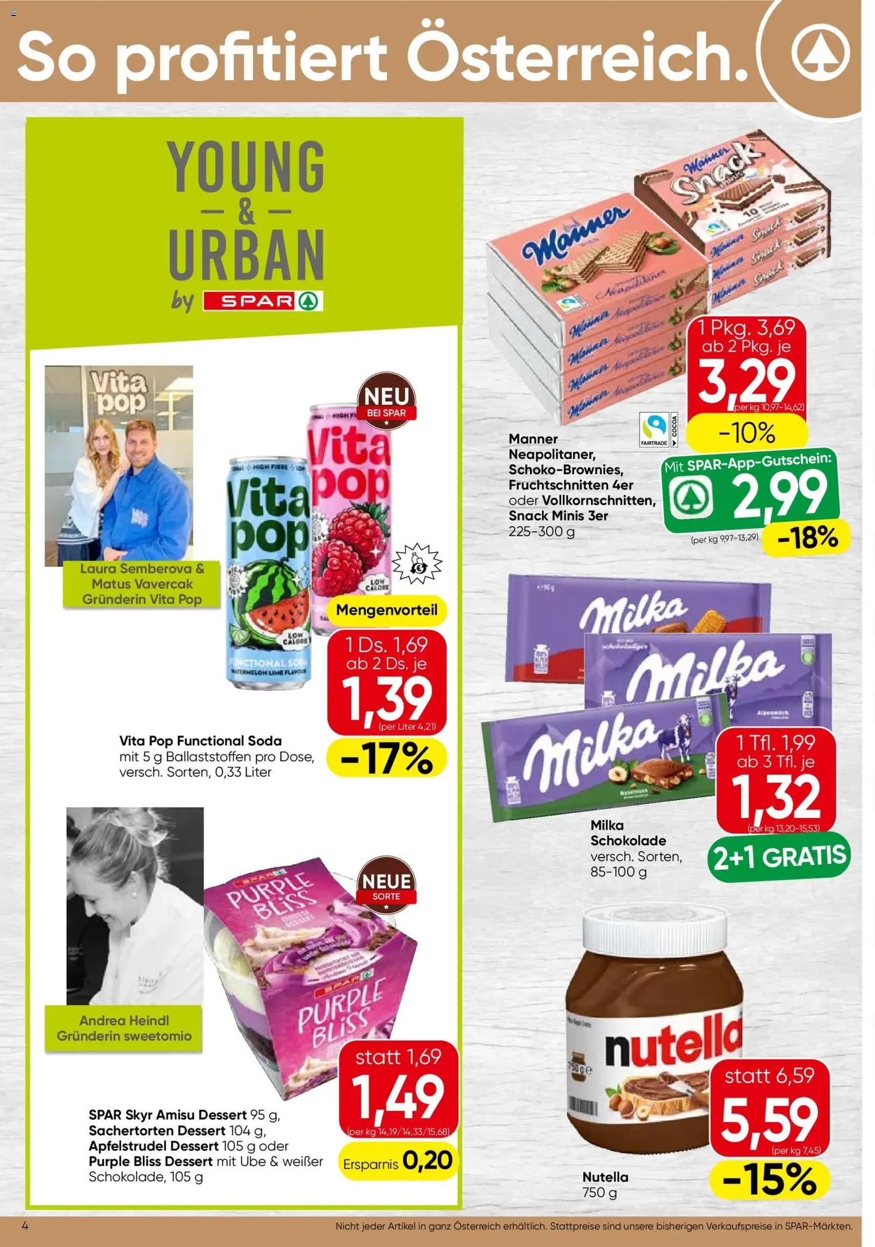 Spar - Flugblatt - Gültiger Prospekt ab 03.09.2026, Seite 4 von insgesamt 16