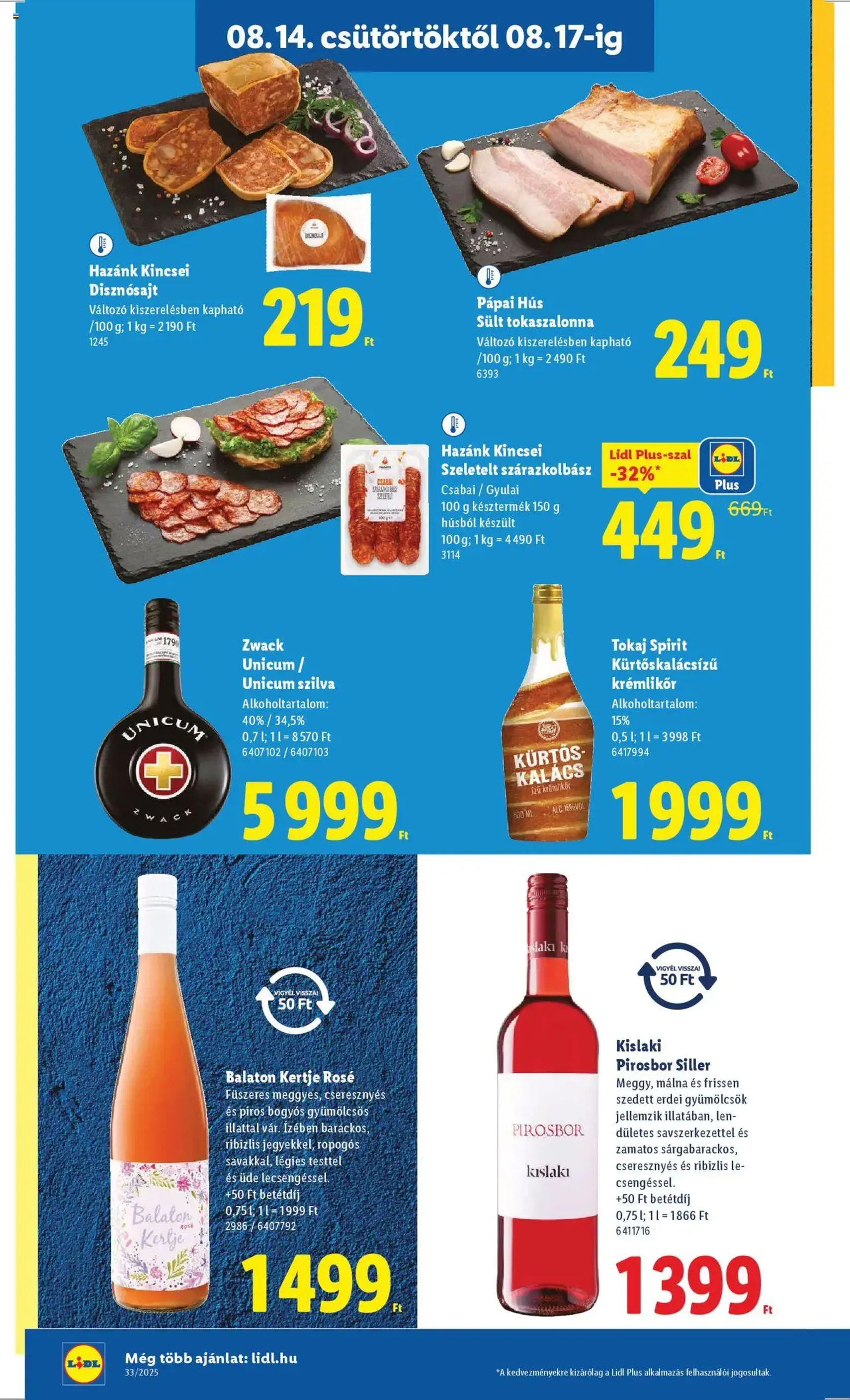 Lidl Akciós újság - 2025.08.14. érvényes szórólap 22 oldal 64 oldalból