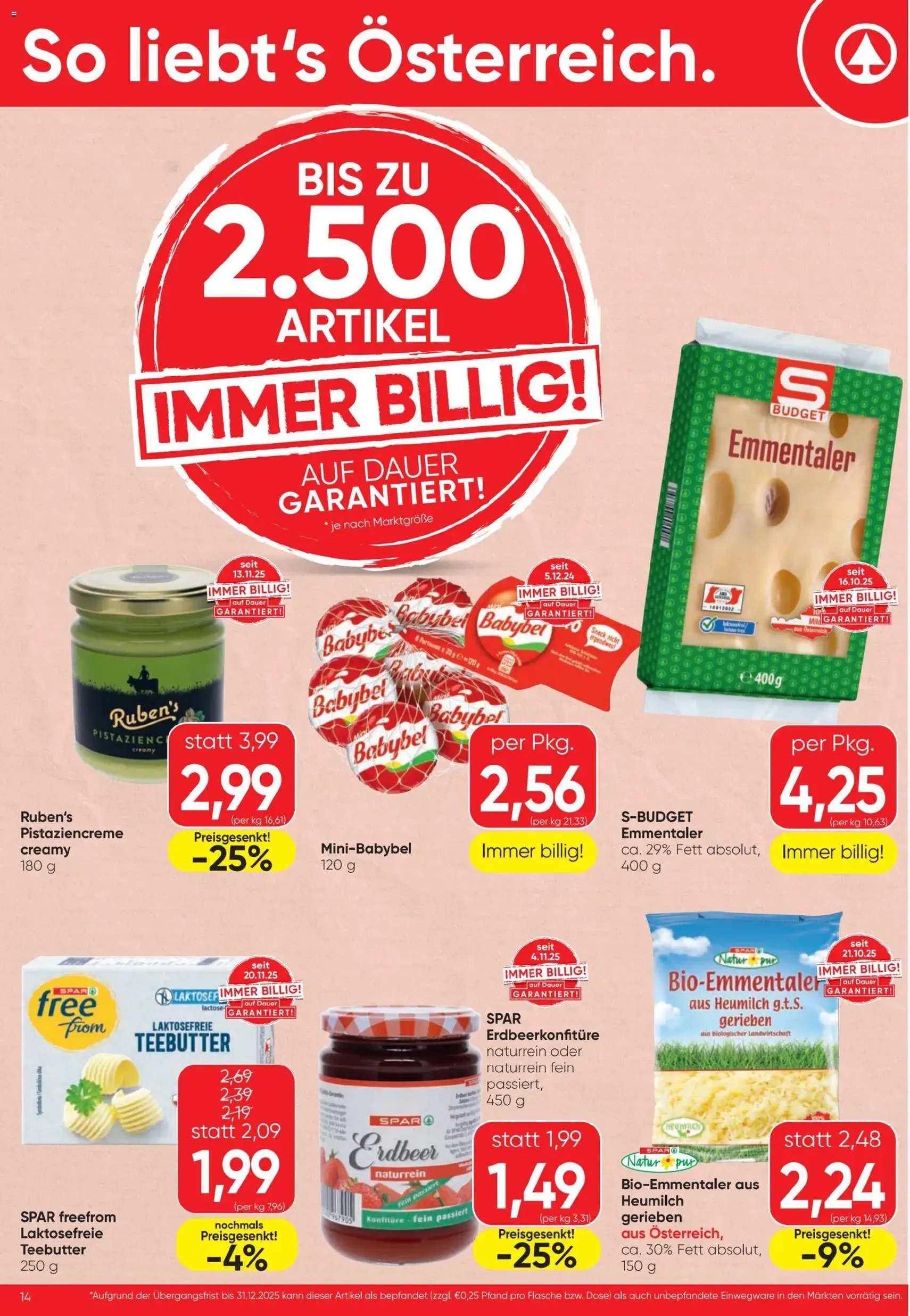 Spar Flugblatt - Gültiger Prospekt ab 11.12.2025, Seite 14 von insgesamt 16