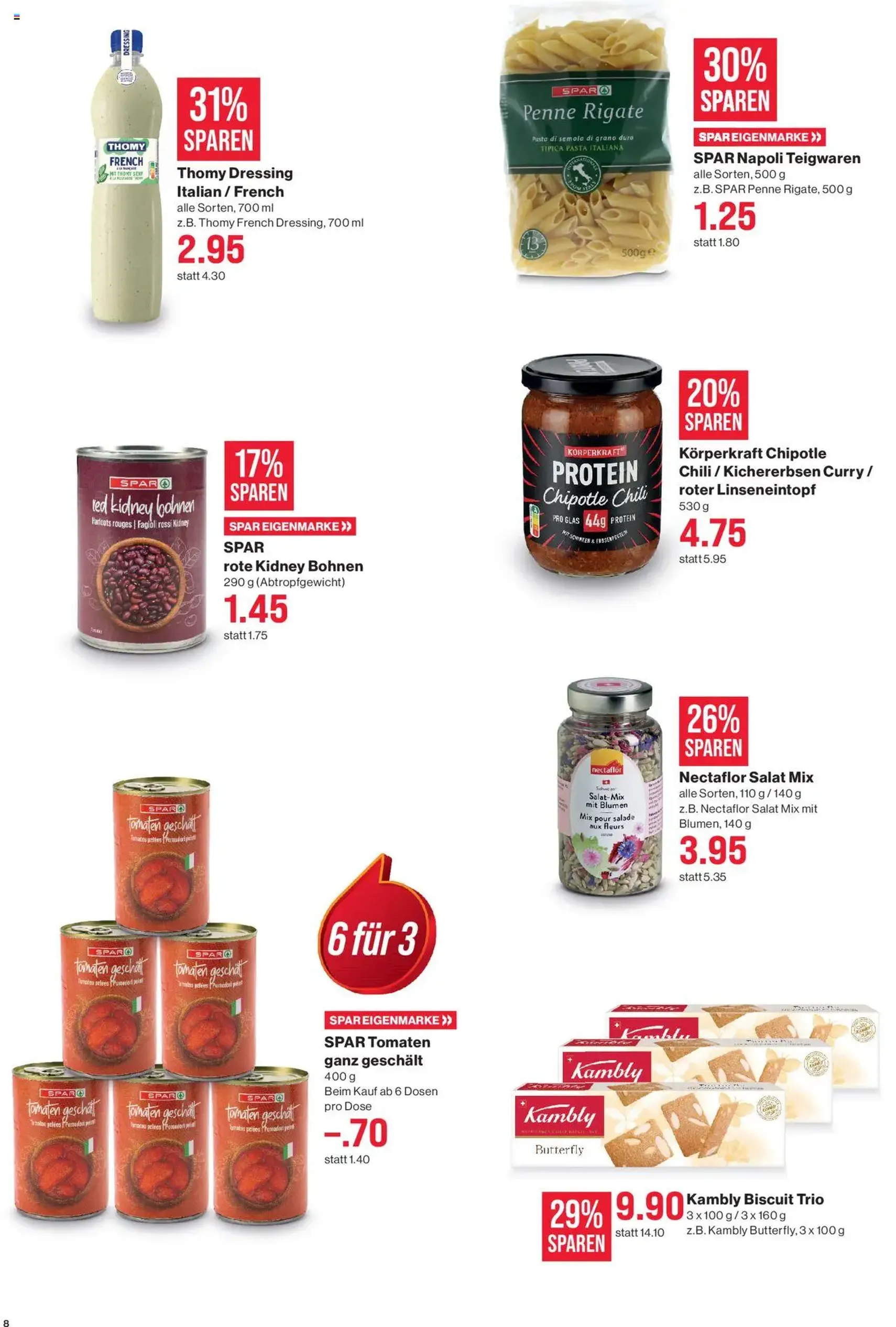 SPAR Aktionen - Gültiger Prospekt ab 30.07.2025, Seite 8 von insgesamt 20 SPAR Aktionen - Gültiger Prospekt ab 30.07.2025, Seite 8 von insgesamt 20